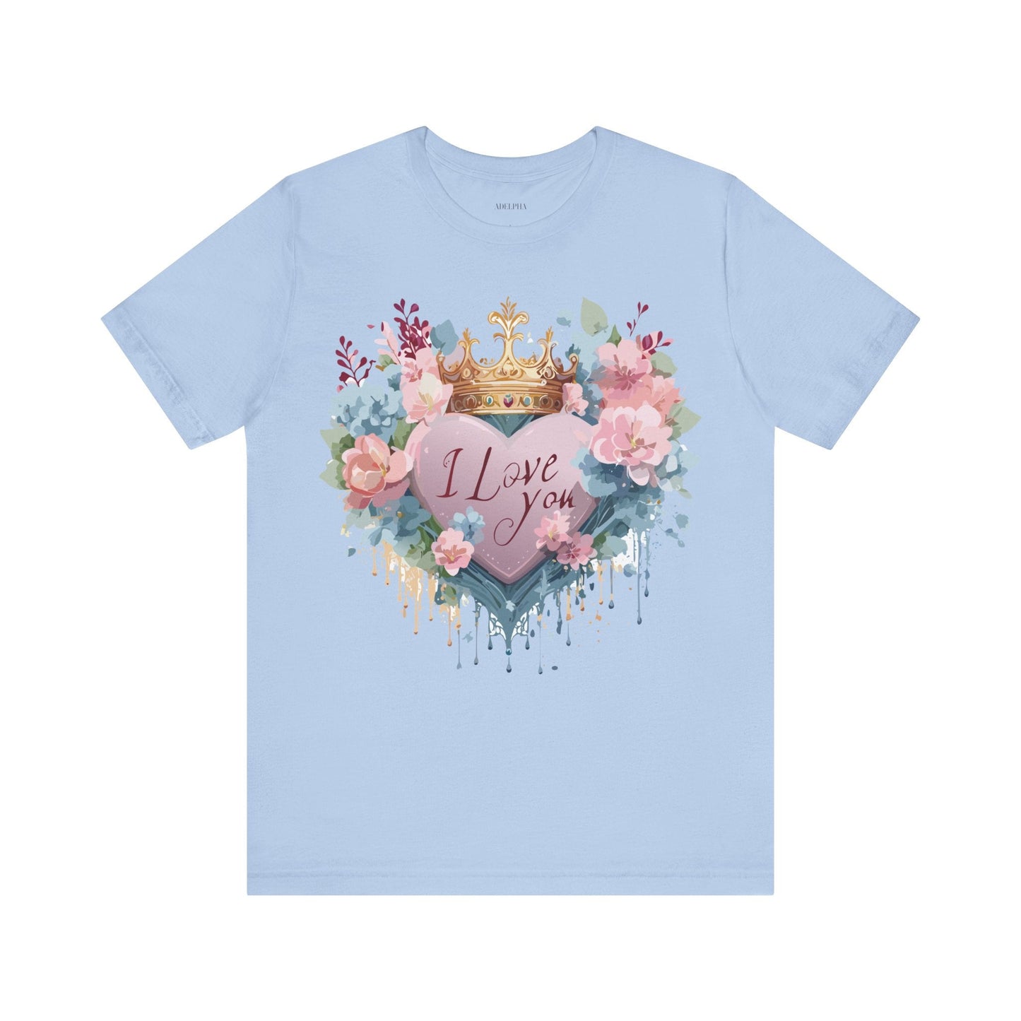 Valentine Graphic Tee Unisex Jersey Short Sleeve Vintage Inspired Art Design By Adelpha