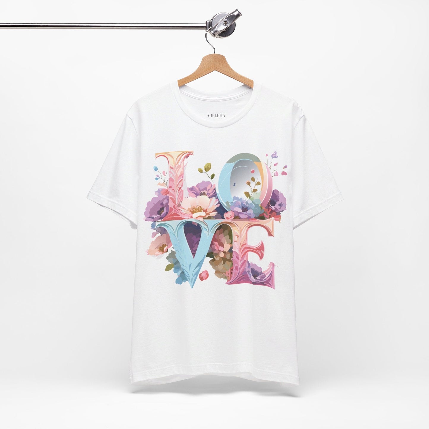 Adelpha Valentine Graphic Tee Unisex Short Sleeve Vintage Inspired Art Design for Everyday Wear
