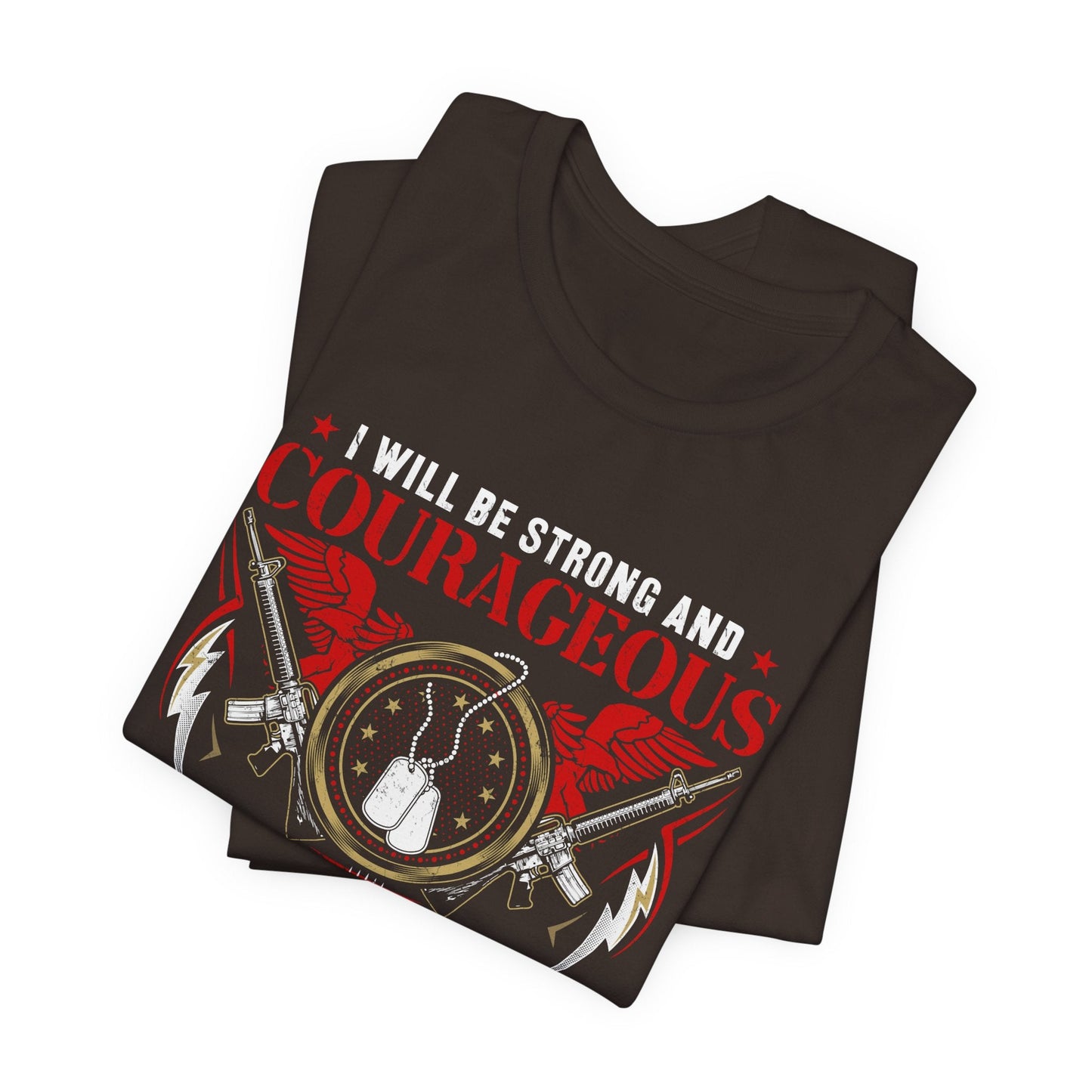 Army Veteran Patriotic Graphic Design Unisex Cotton T-Shirt v37