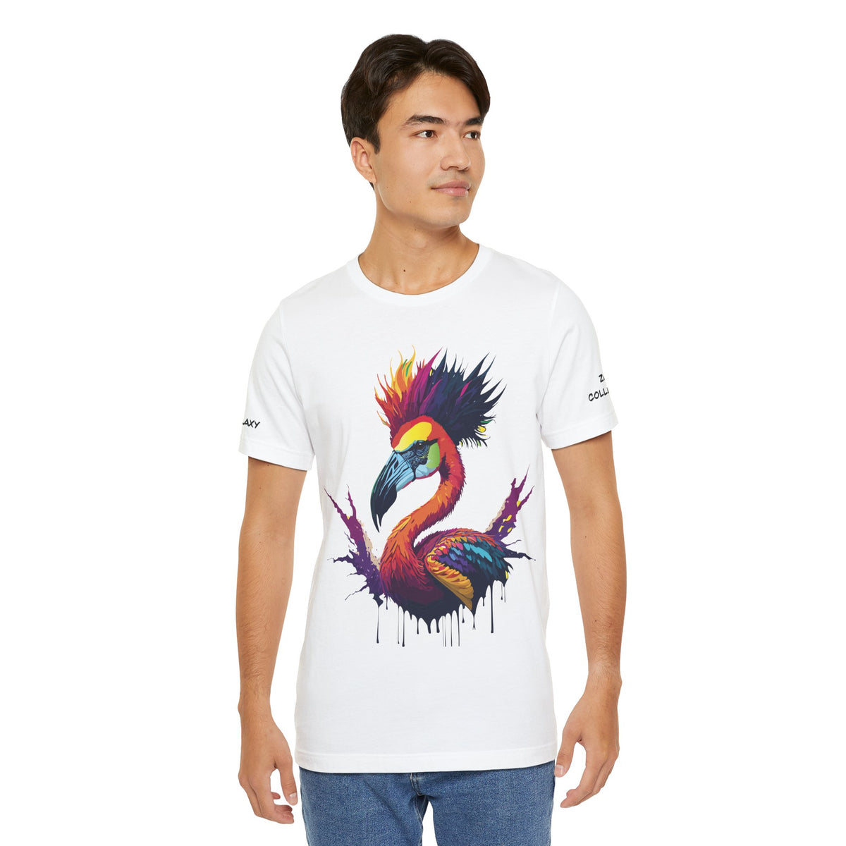 Animal Graphic Unisex Cotton Bella+Canvas Tee with Art Design b1