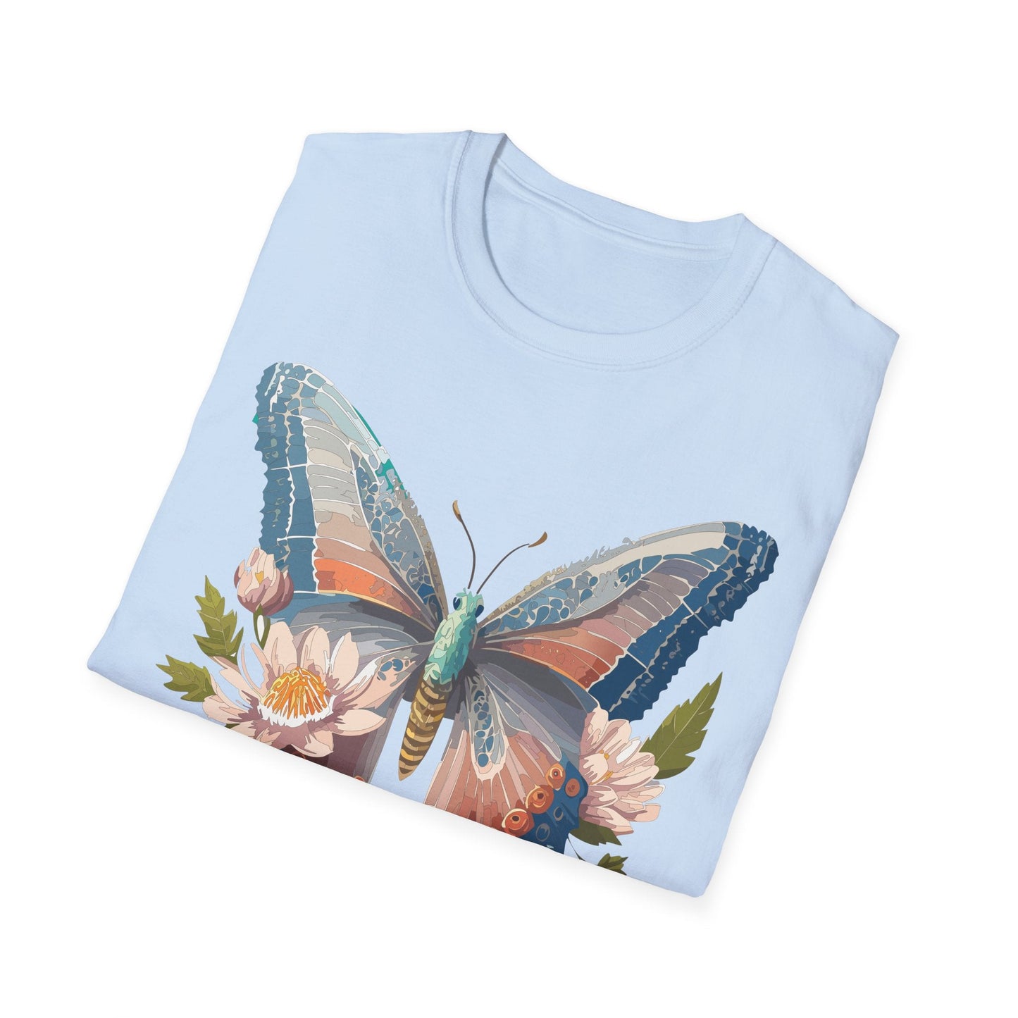 Butterfly Shirt Unisex T Shirt Monarch Design Softstyle 64000 Ring Spun Cotton Tee
