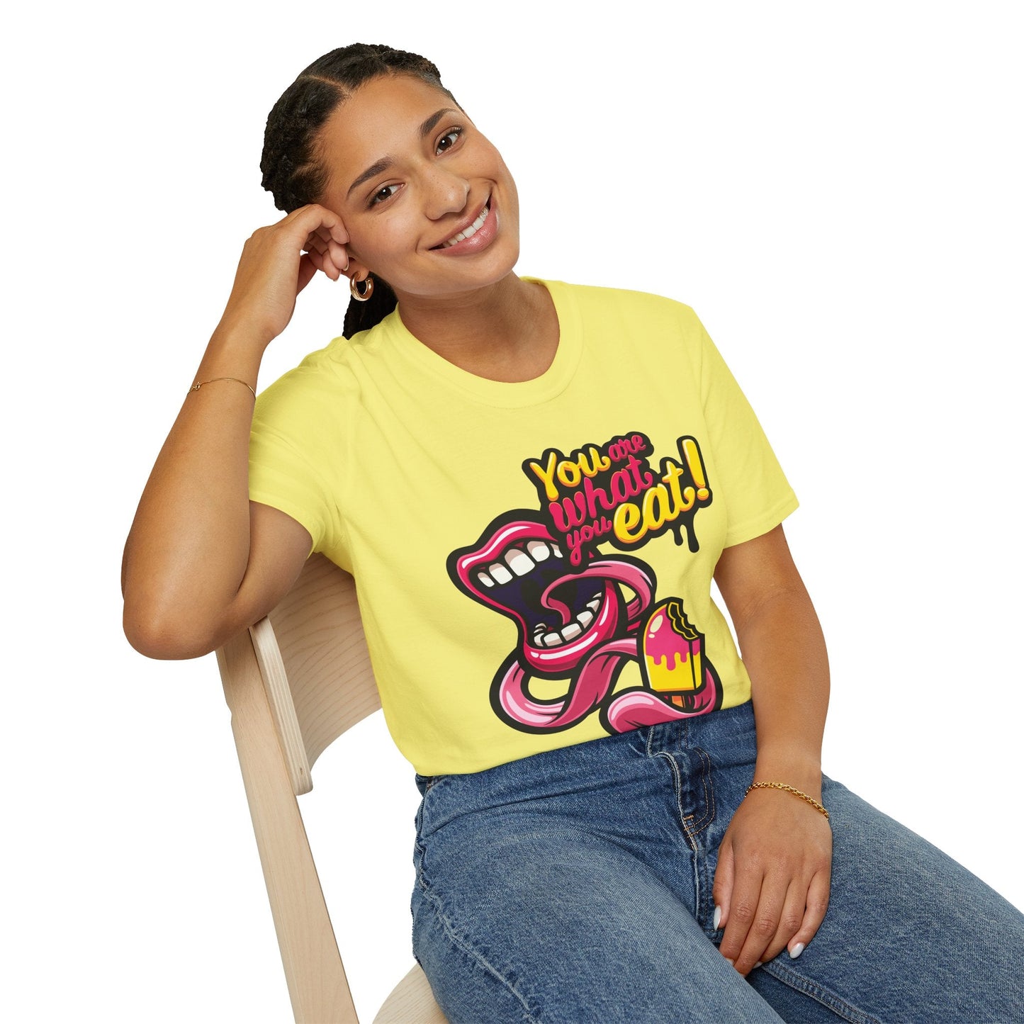 Cartoon T Shirt Animation T Shirt Funny Tee Shirt Unisex Softstyle Cotton Tee Premium
