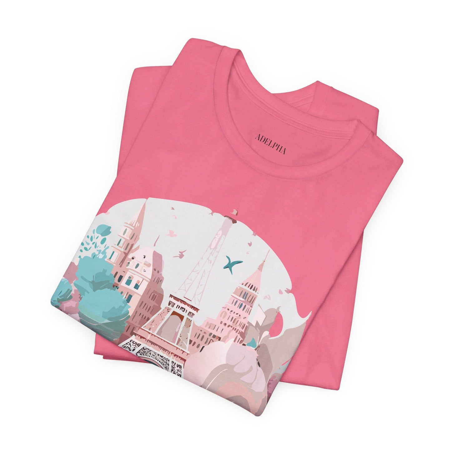 Paris Graphic Tee Unisex Premium Adelpha Art Design Vintage Inspired Short Sleeve Shirt