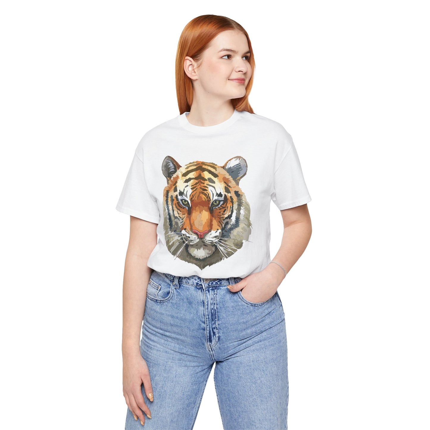 Unisex Tiger Tee, Animal Shirt, Tee Shirt with Tiger, Safari T-Shirt, Animal Tees, Big Cat Shirt, Safari T-Shirt 4
