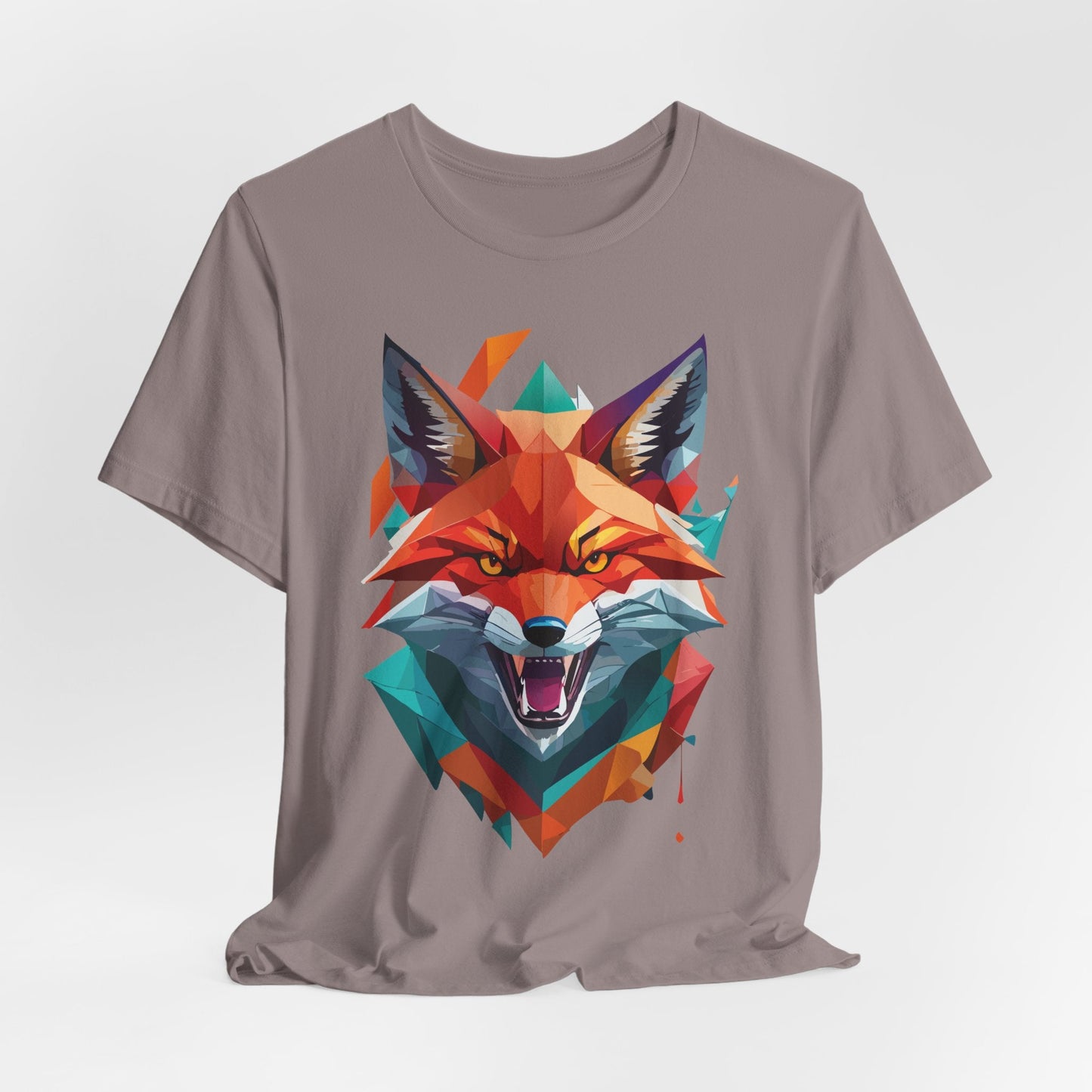 Unisex Animal Print Tee Shirt With Wild Animals Art Design For Men Women Soft Cotton