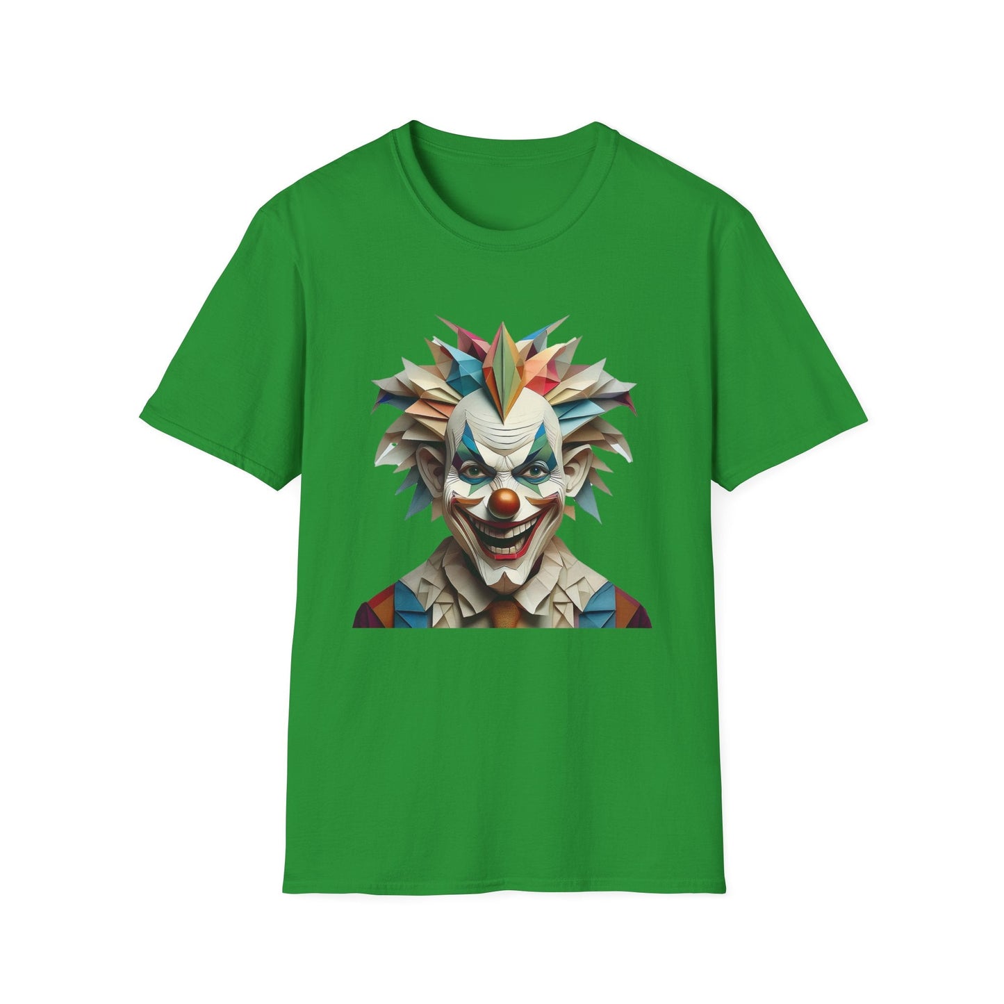 Clown Shirt Unisex Funny Circus Tee Gildan Softstyle 64000 Short Sleeve Cotton Tee