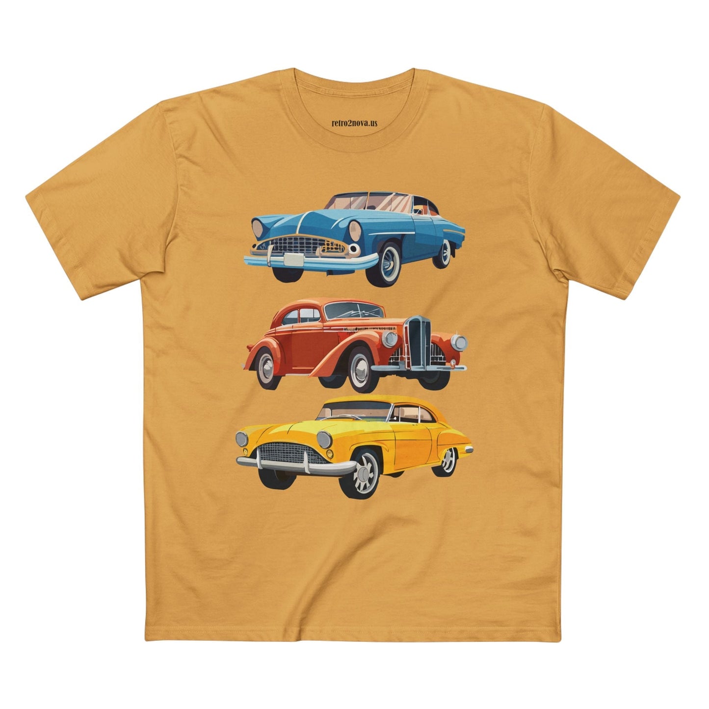 Retro Car Shirts Vintage Car Shirts RC4 Unisex Premium Cotton Tee With Original Art By Retro2Nova