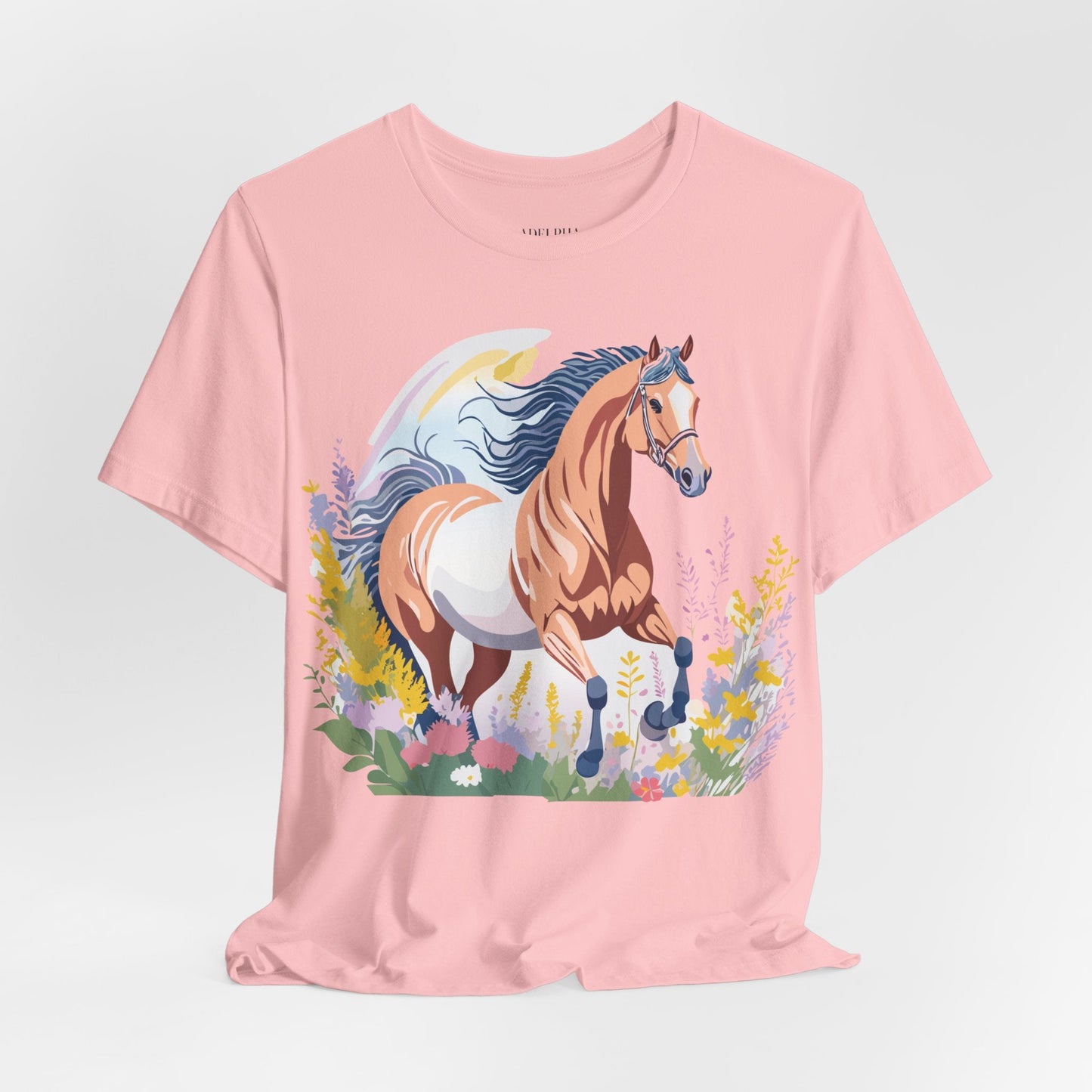 Horse Graphic Unisex 100 Cotton Vintage Animal Art T-Shirt 5