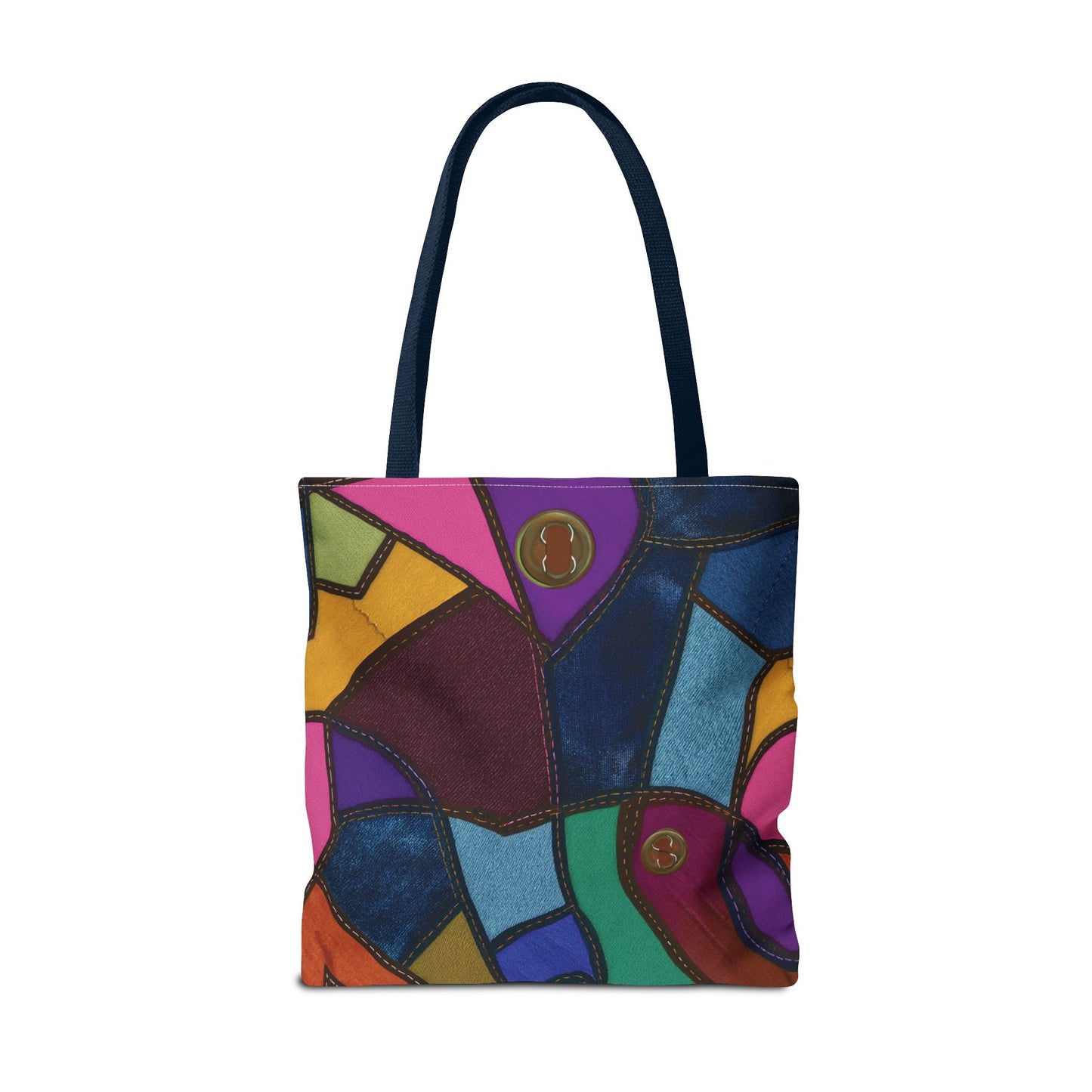 Denim Canvas Bag, Tote Bag Denim Printify