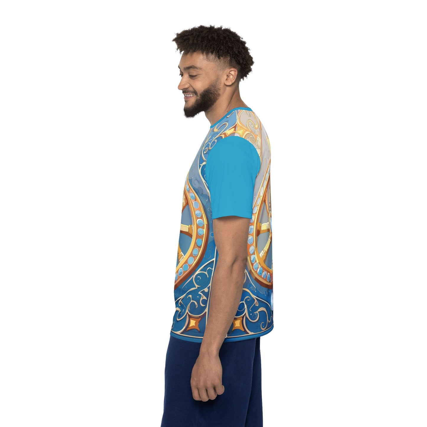 21-Card Deck Graphic T-Shirt, Art Design Poly Shirt, All Over Print Graphic Tee, Playing Cards T-Shirt, Playing Cards Tees