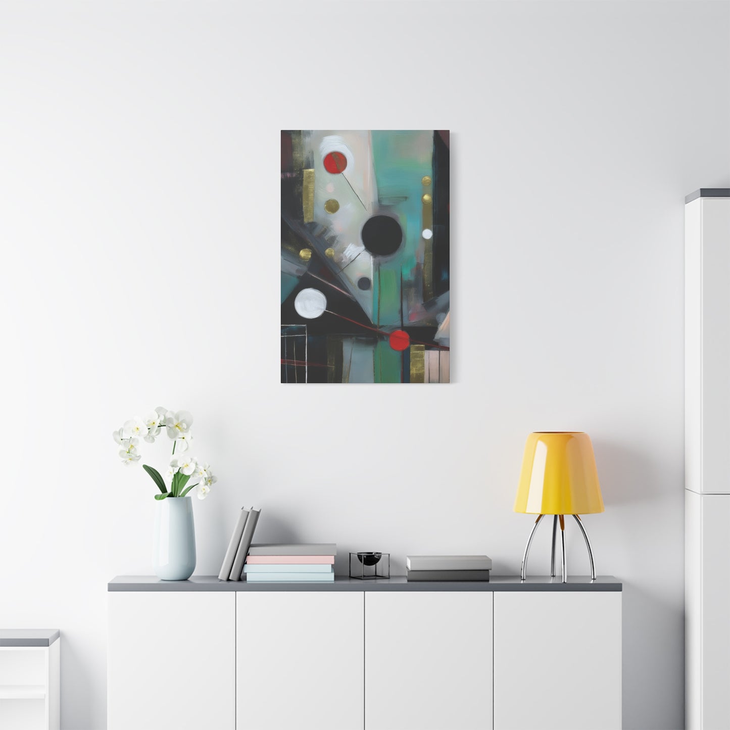 Abstract Oil Painting Print Canvas 20x24,20x30,24x30 24x32,24x36,30x40 32x48,36x48,40x60 Pine-Wood Inner Frame ABS-158