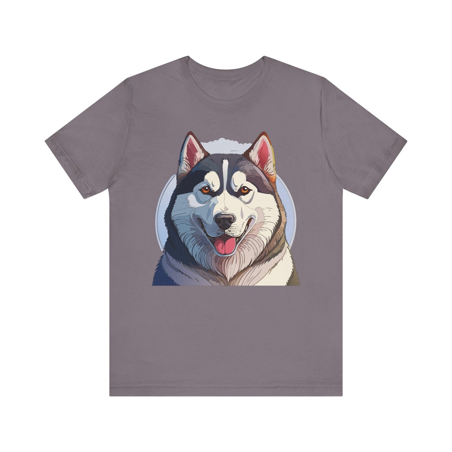 Unisex Animal Shirt Art Design Tee With Wild Animals Graphic Print Short Sleeve Style