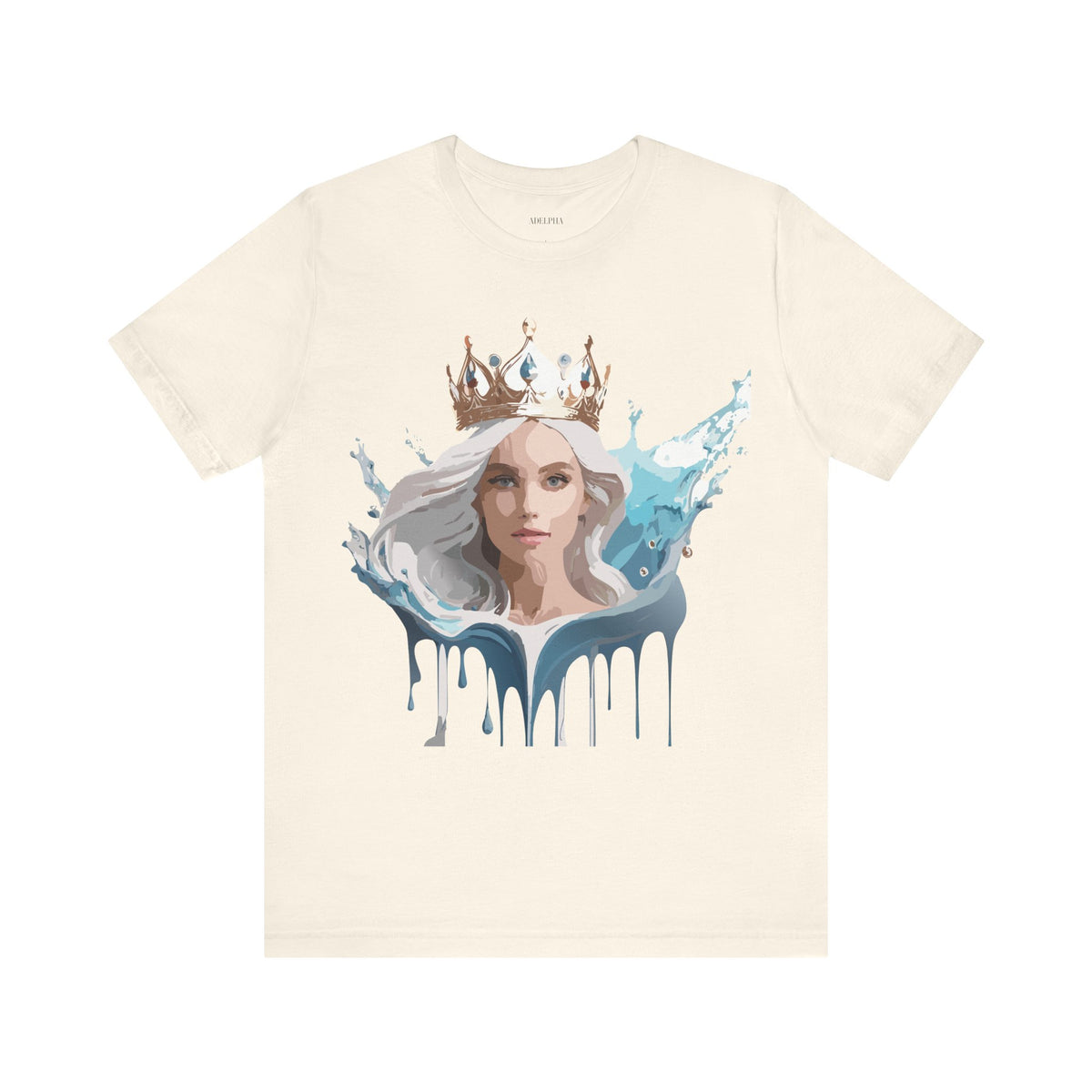 Queen Graphic Unisex Cotton Bella+Canvas Tee with Art Design m180
