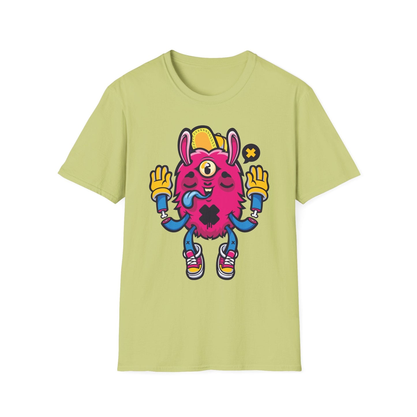 Cartoon T Shirt Animation T Shirt Funny Tee Unisex Softstyle 64000 Gildan Cotton Tee