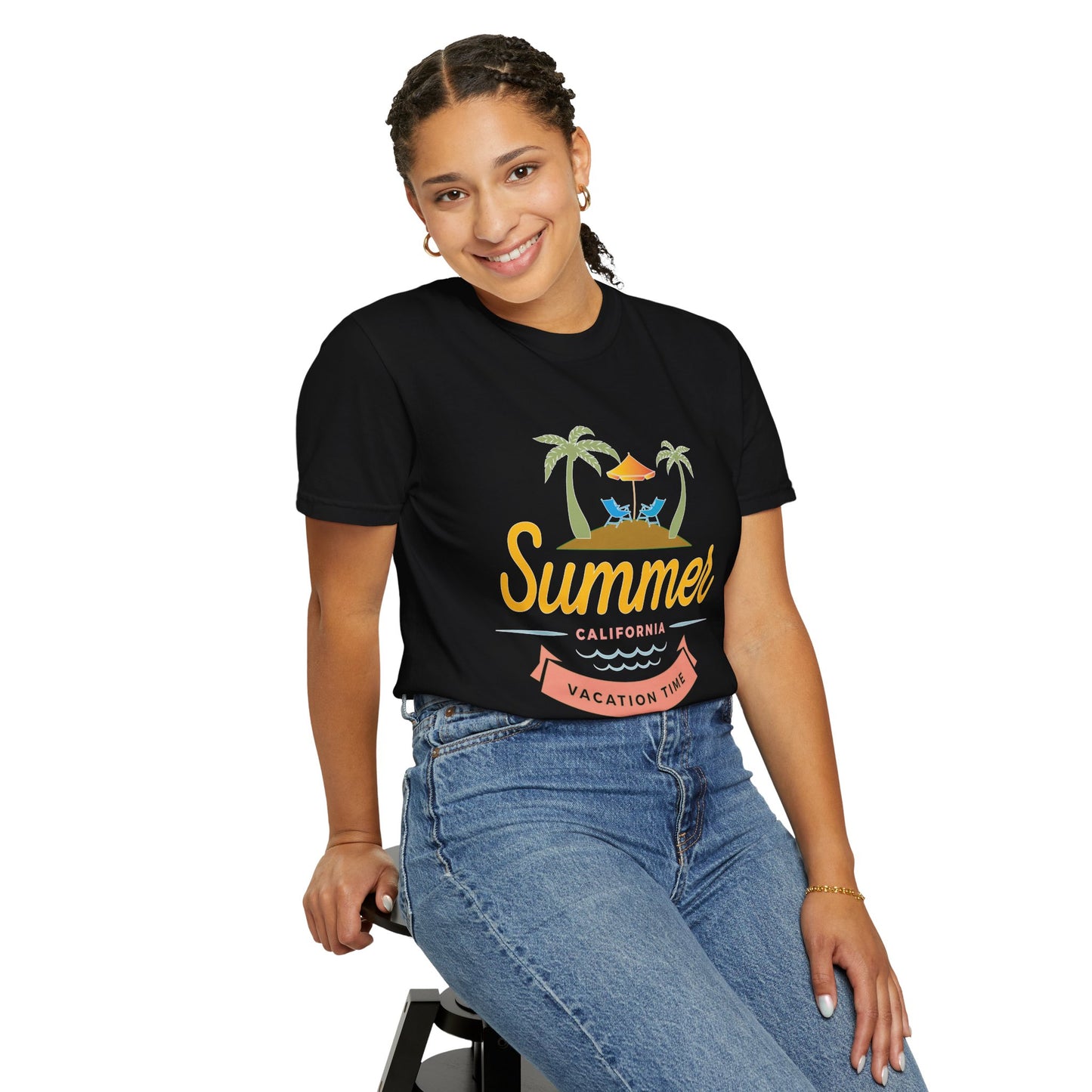 Unisex T-shirt with summer design