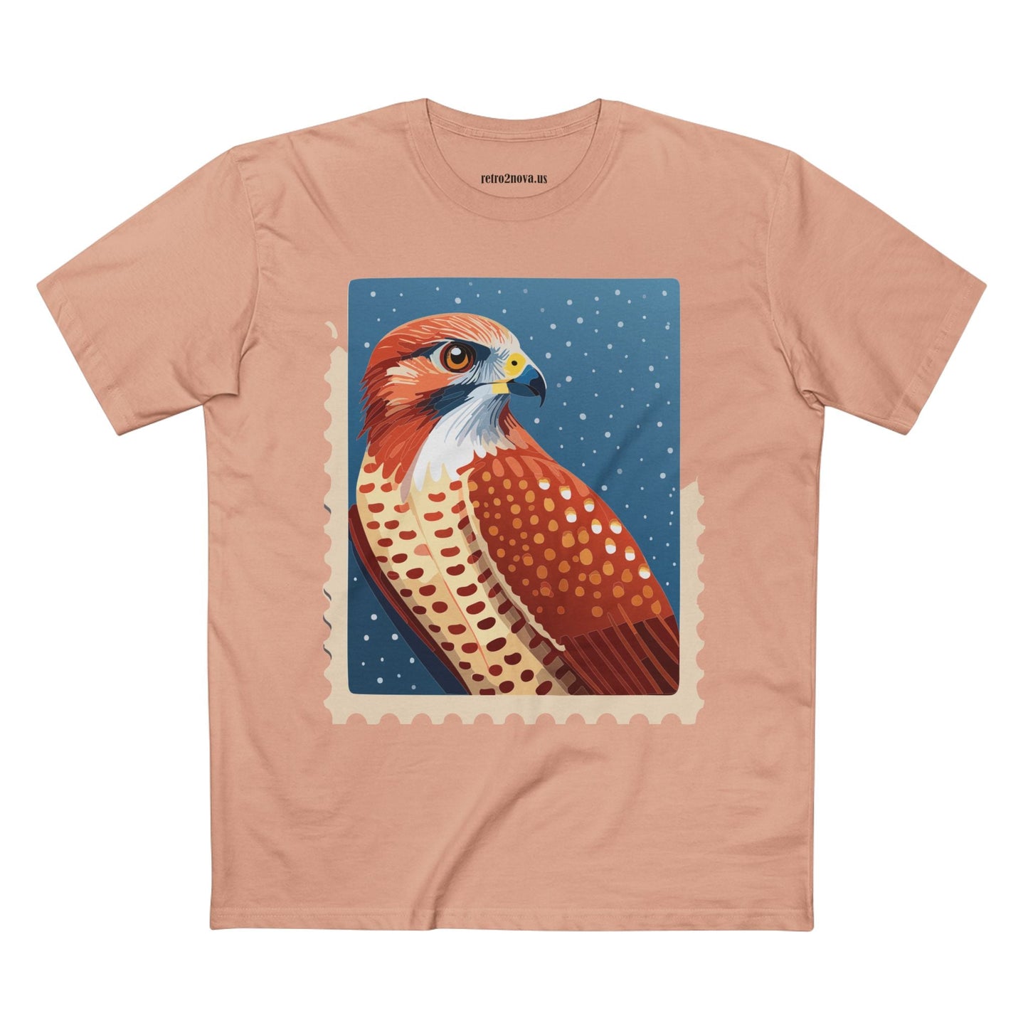Stamp Shirt Postage Stamp Shirt Unisex Premium Cotton Tee With Original Art Design By Retro2Nova