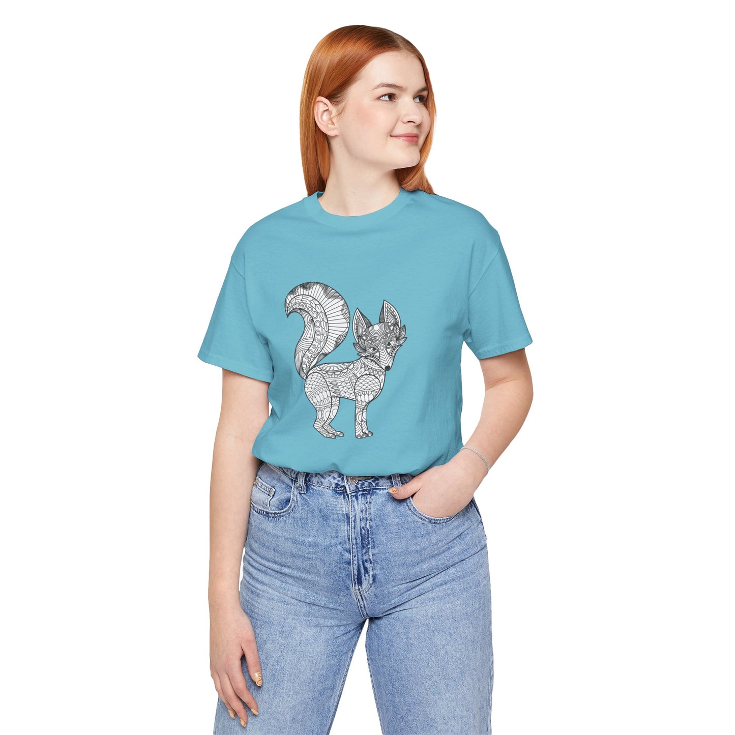 Camiseta unisex con estampado de animales 