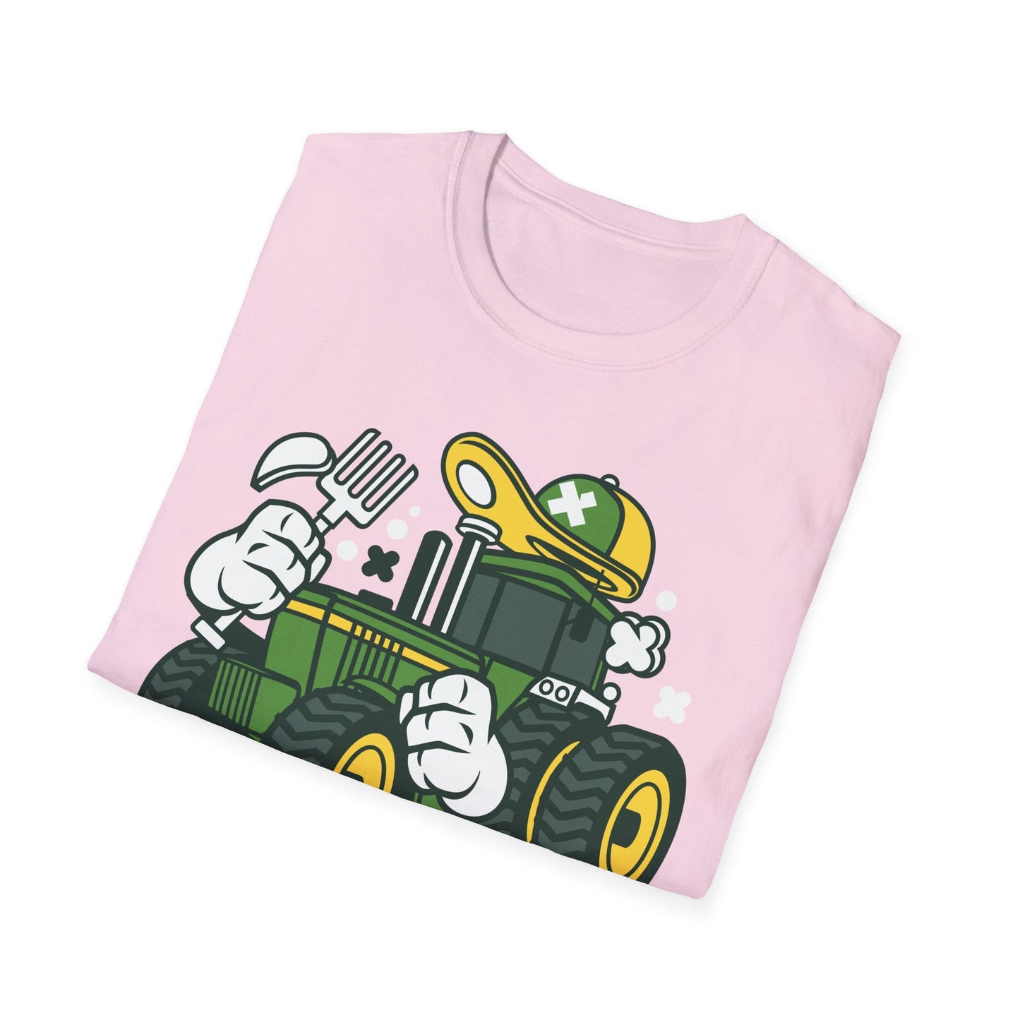 Cartoon T Shirt Animation Tee Funny Design Unisex Softstyle Cotton Shirt 64000 Comfort