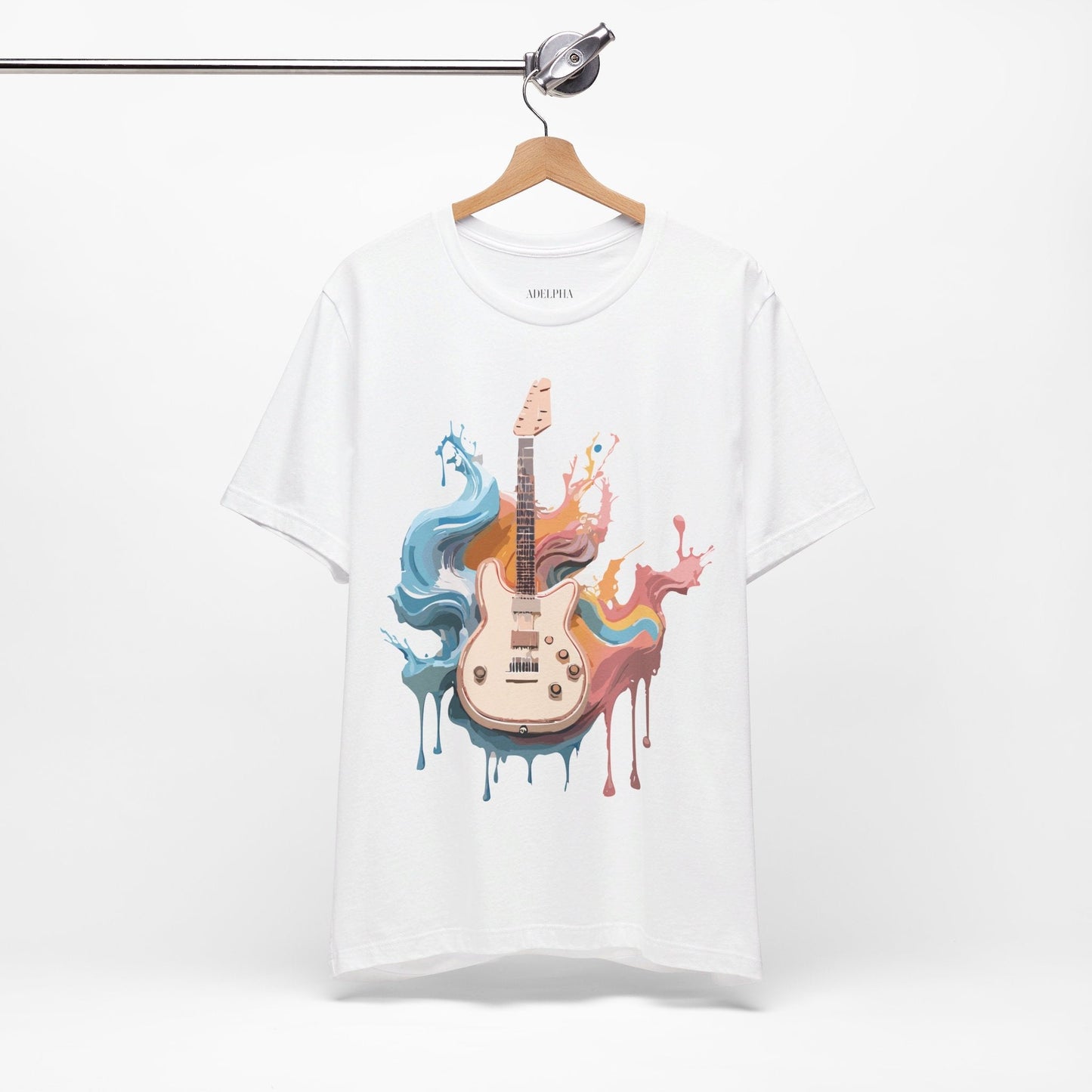 Music T Shirt Unisex Graphic Tee Featuring Original Adelpha Artwork Vintage Inspired Design