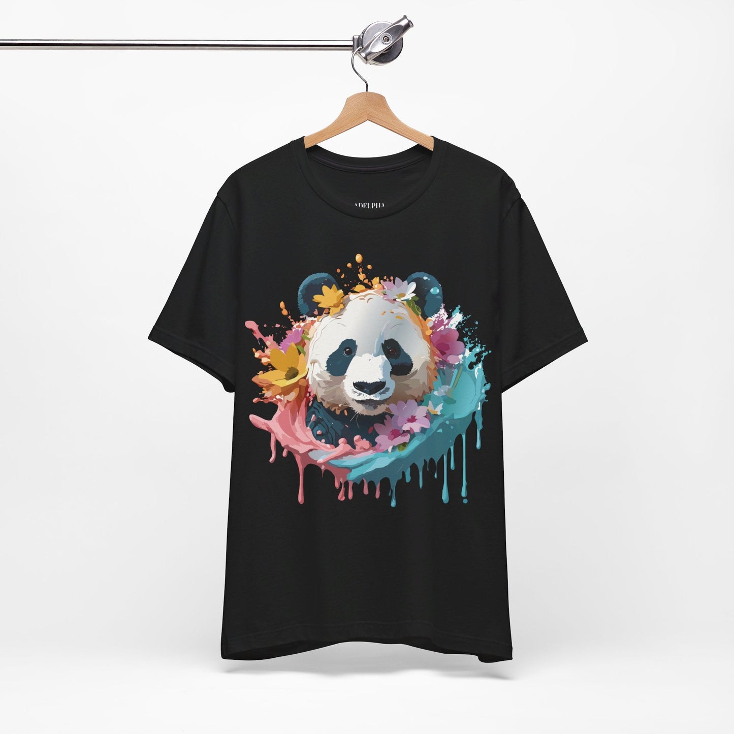 Adelpha Panda Graphic Tee Unisex Short Sleeve Vintage Inspired Artwork Shirt Premium Quality