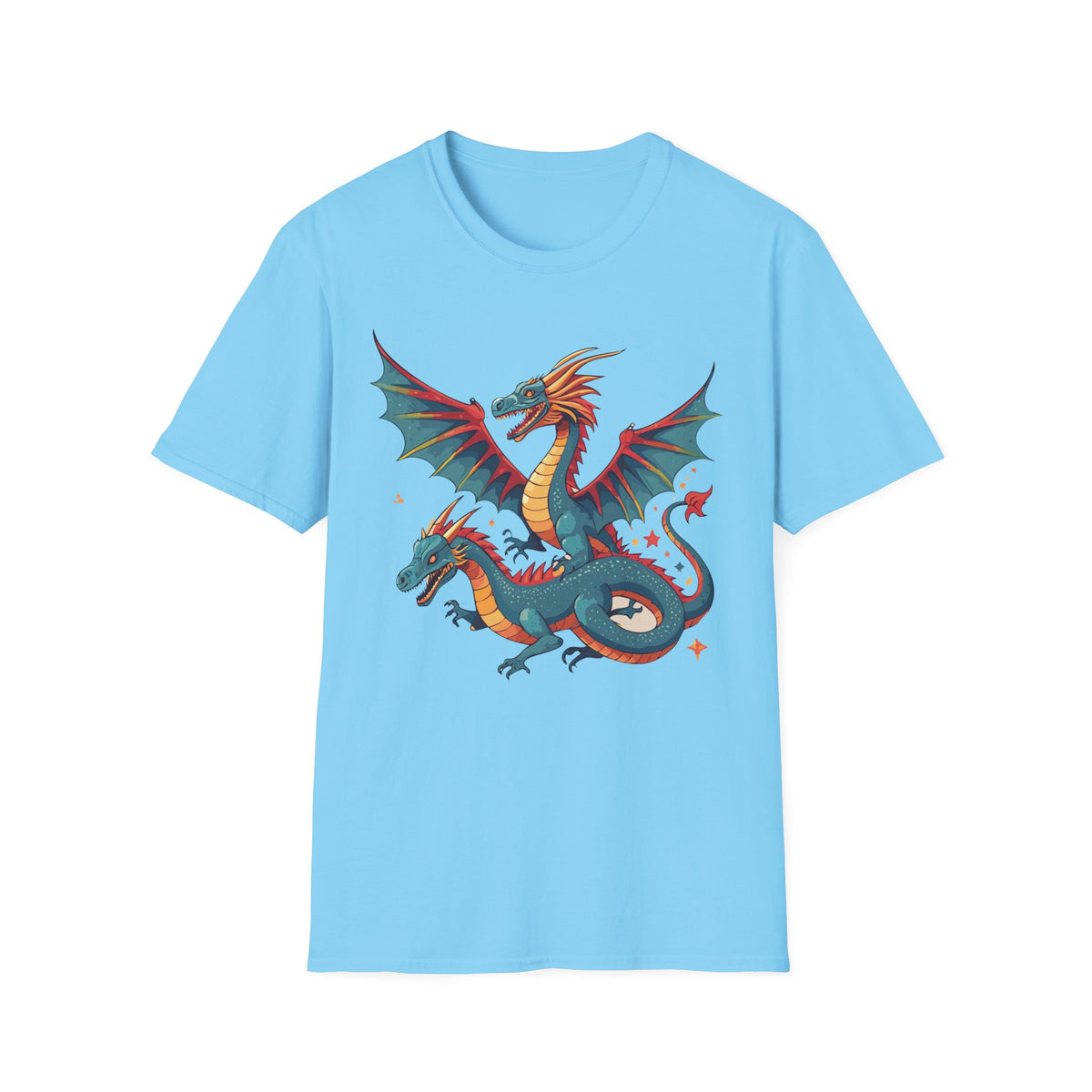 Dragon Graphic Tee Gildan Unisex 100 Cotton Tee Shirt with Animal a40