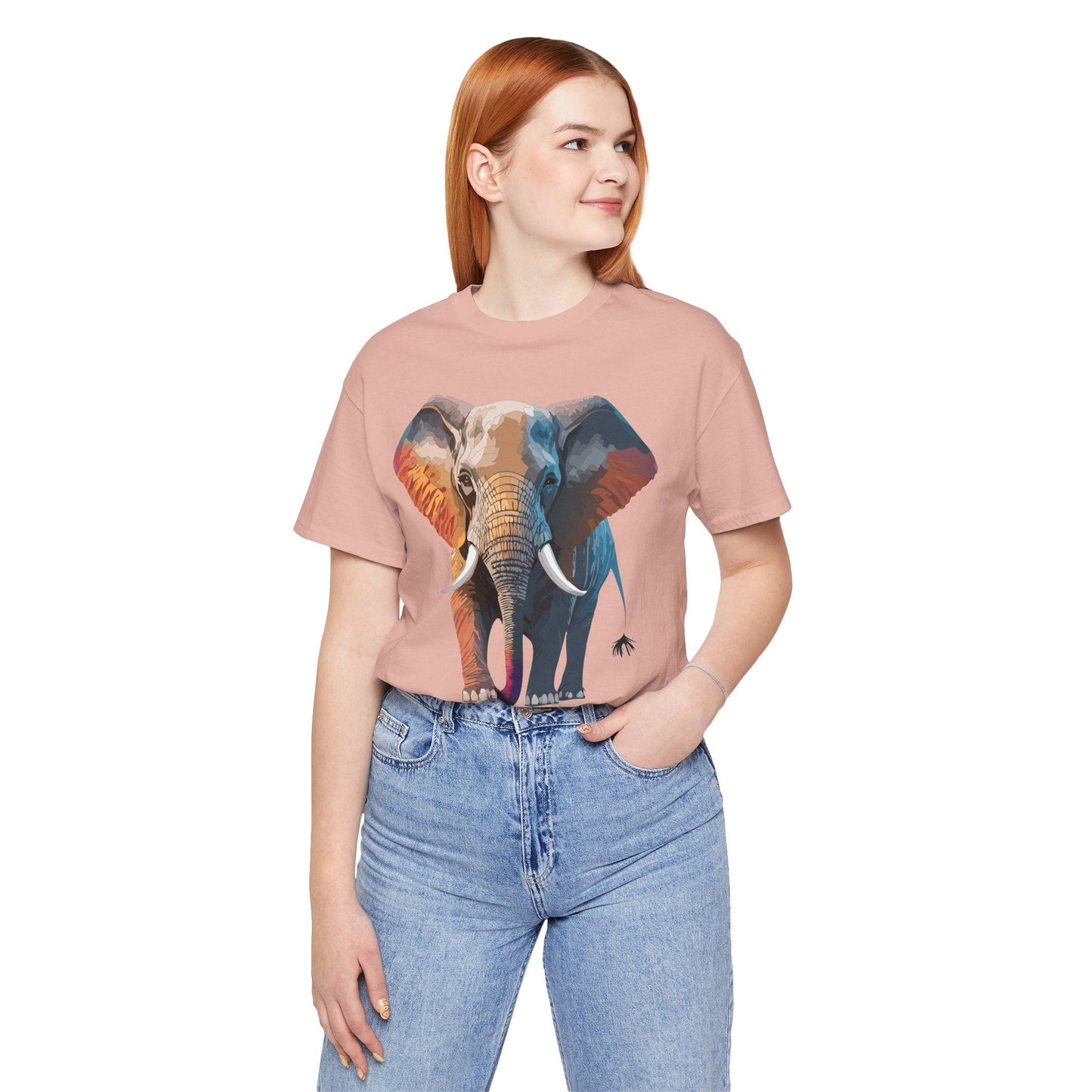Unisex Animal Shirt With Animals Art Design Graphic Tee Short Sleeve Wild Animals