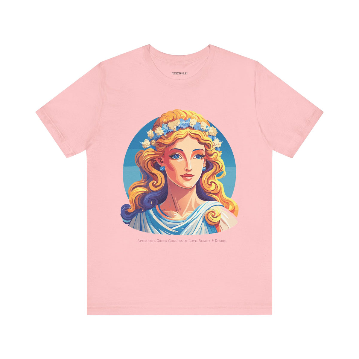 Goddess Graphic Unisex Cotton Bella+Canvas Tee with Aphrodite
