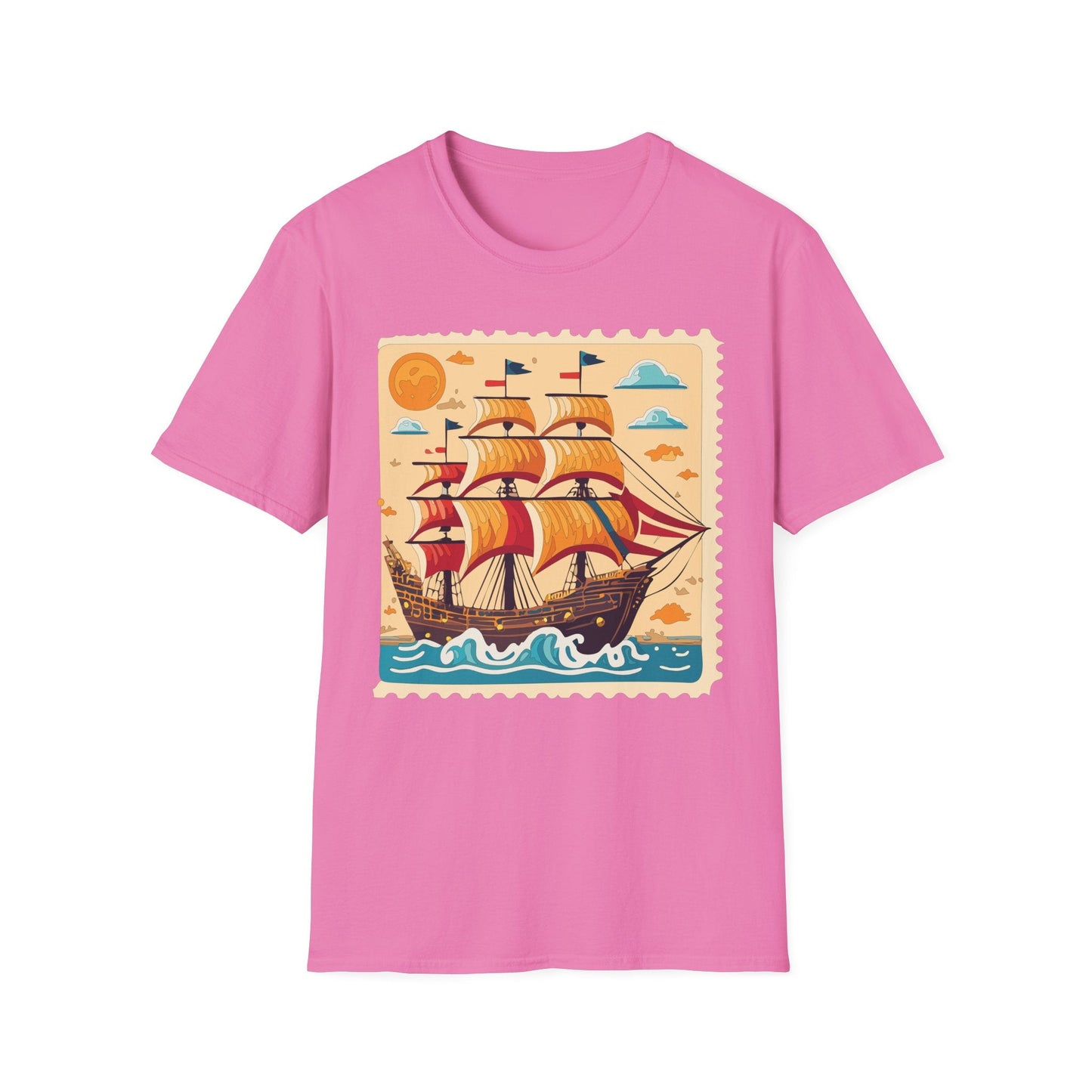 Ship T Shirts Frigate T Shirts Vessel Tee Shirt Unisex Gildan Softstyle 64000 Comfort Fit