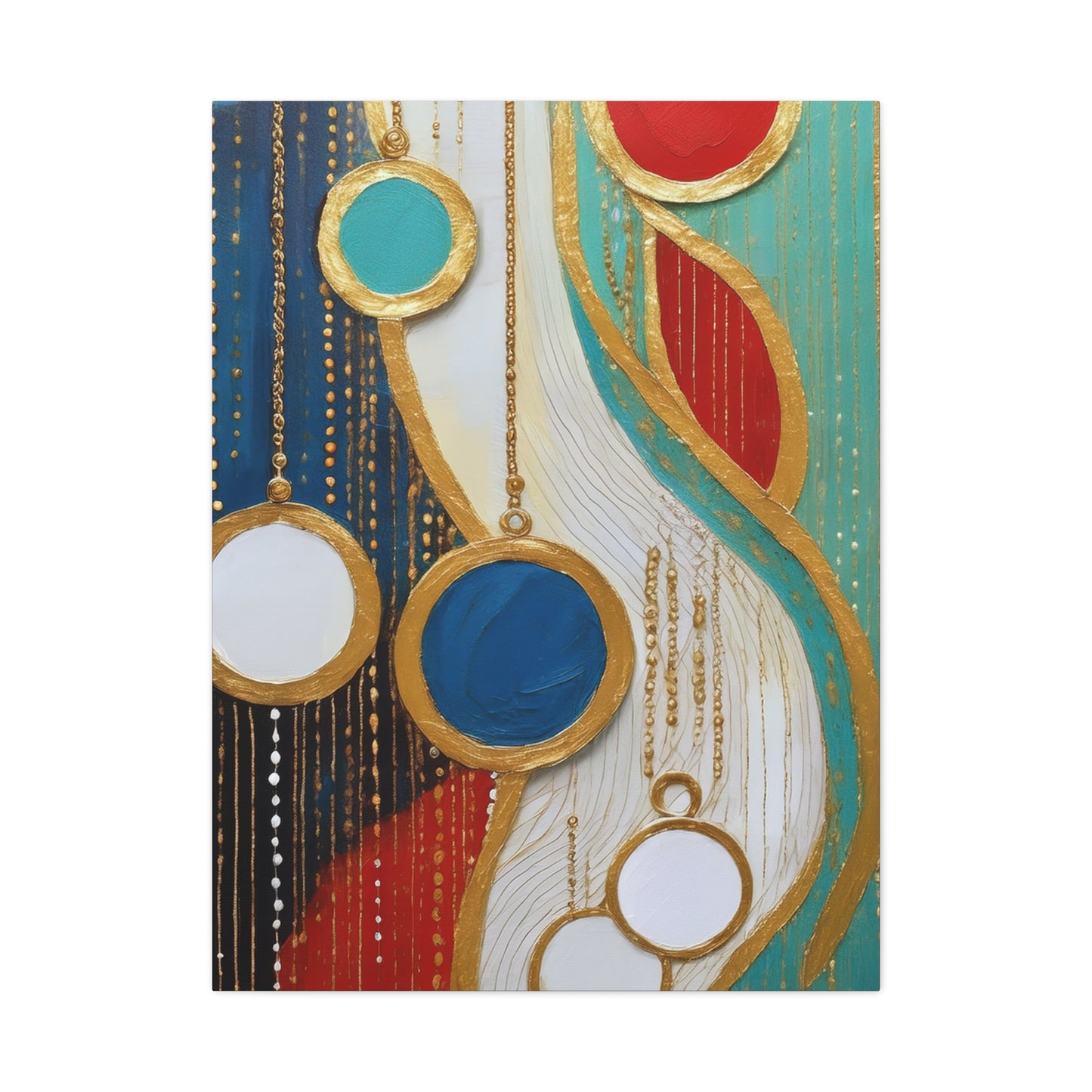 Abstract Oil Painting Print Canvas 20x24,20x30,24x30 24x32,24x36,30x40 32x48,36x48,40x60 Pine-Wood Inner Frame ABS-103