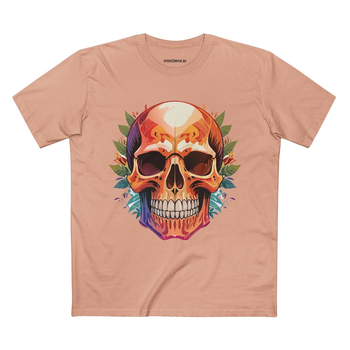 Skull Shirt And Skeleton Shirt Unisex Premium Cotton Tee Original Art Design Retro2Nova