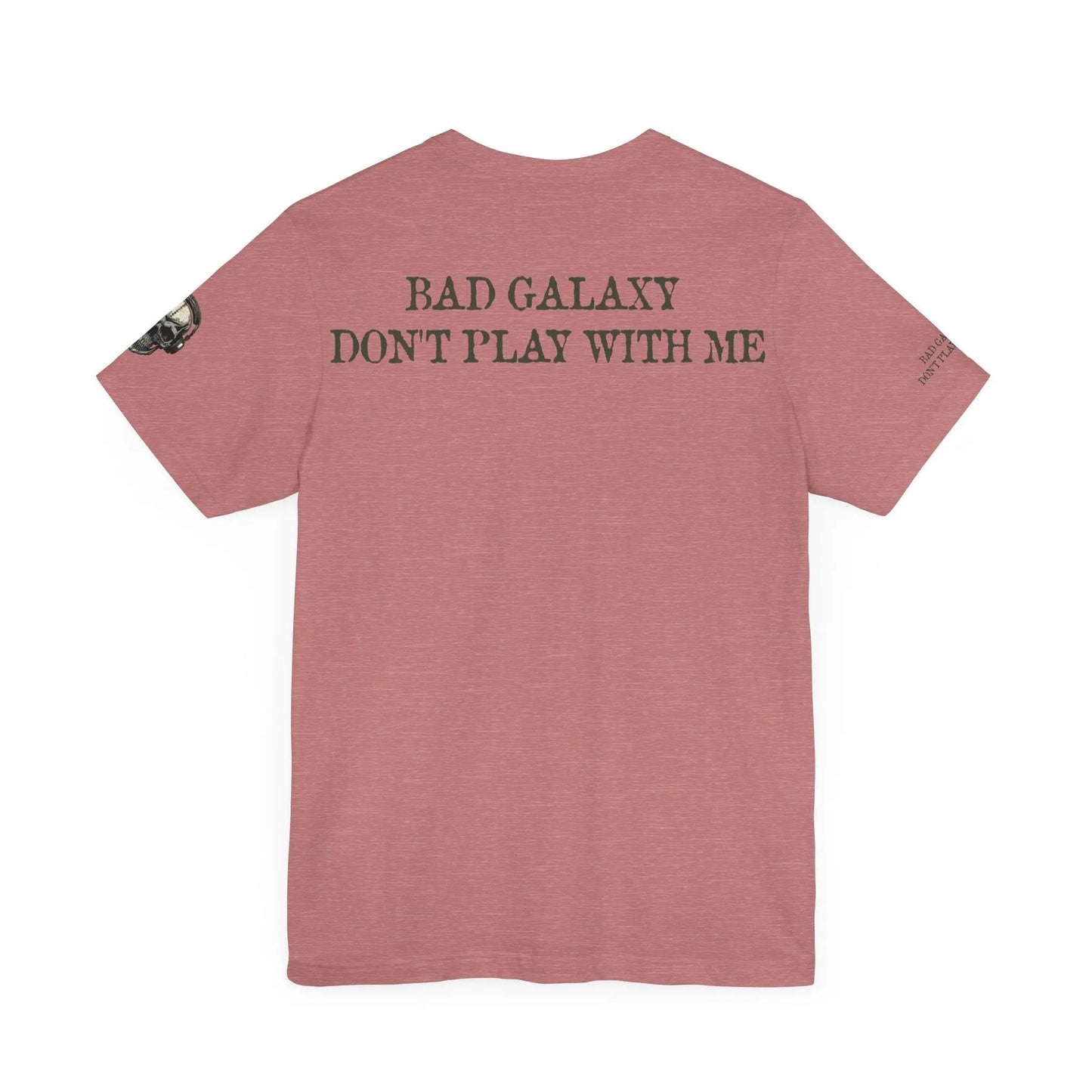 Skull T Shirt From Bad Galaxy Made To Order 100 Percent Cotton With Eco Friendly Inks Free Shipping