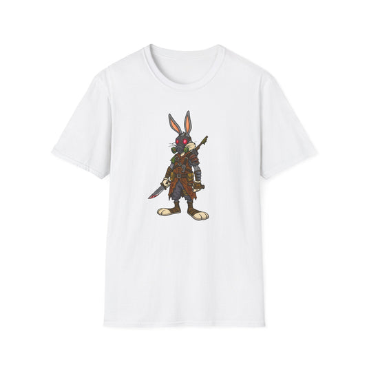Cartoon Bunny Graphic Unisex Cotton Animal Animation Artwork Design Tee 10