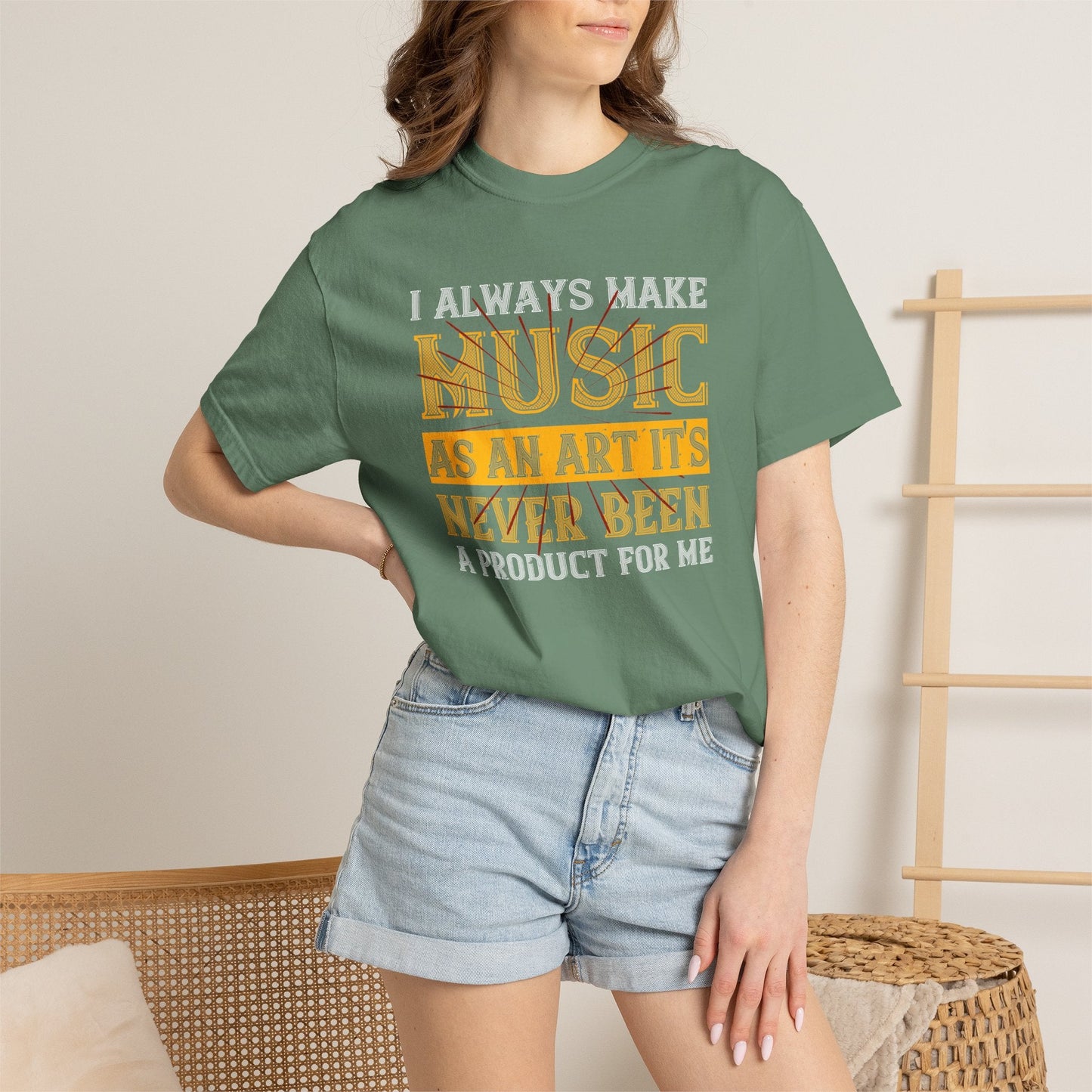 Music Graphic Design Unisex Cotton T-shirt m4