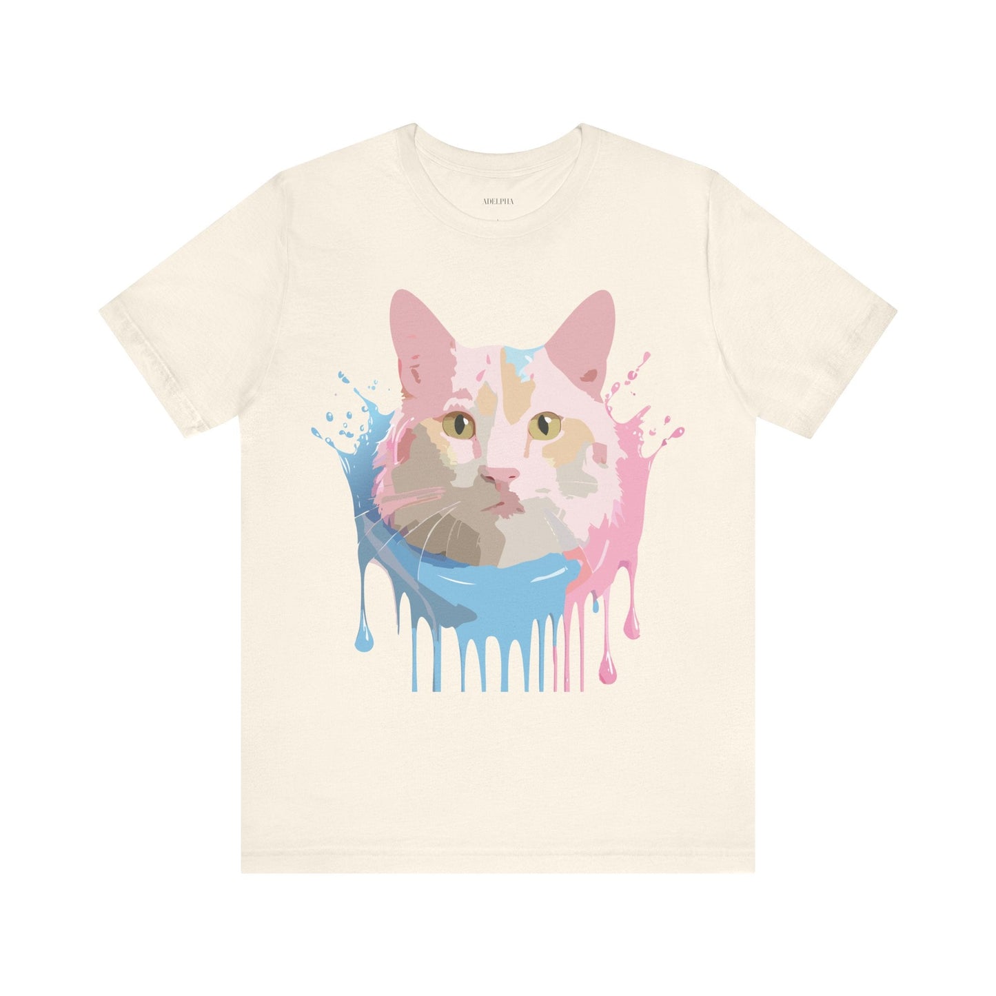 Cat Graphic Tee Unisex Vintage Style Shirt Adelpha Art Design