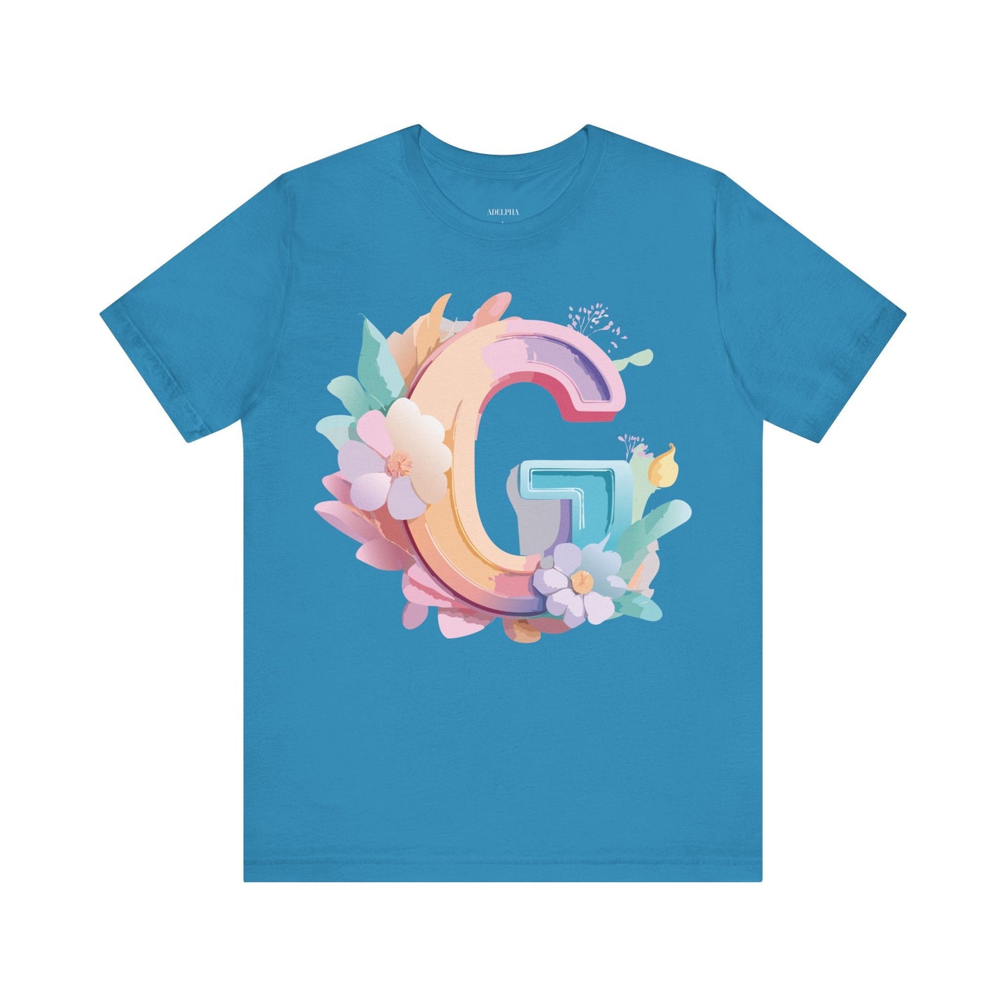 Letter G Shirt Unisex Graphic Tee by Adelpha Vintage Inspired Artwork for Everyday Style