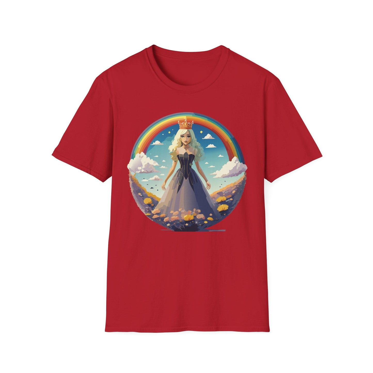 Womens Graphic T Shirt Art Design Tee 100 Percent Cotton Short Sleeve Softstyle Unisex