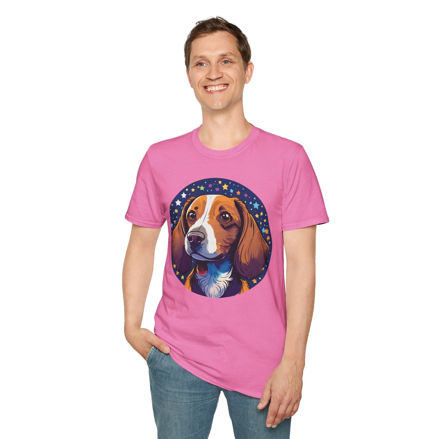 Dog Shirt Unisex Animal Tee Gildan Softstyle 64000 Short Sleeve