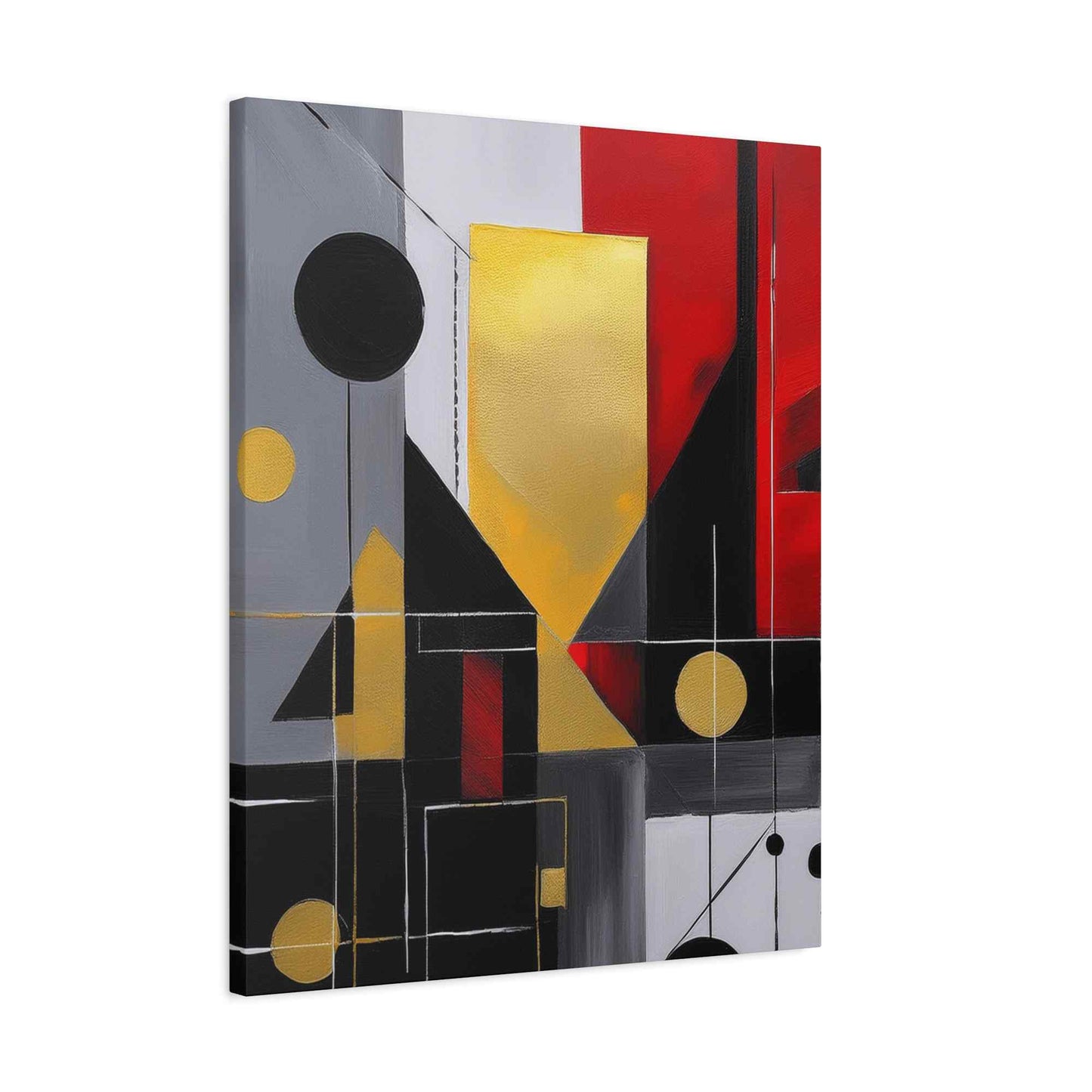 Red Abstract Painting Print Canvas 20x24,20x30,24x30, 24x32,24x36,30x40, 32x48,36x48,40x60 Pine-Wood Inner Frame ABS-22
