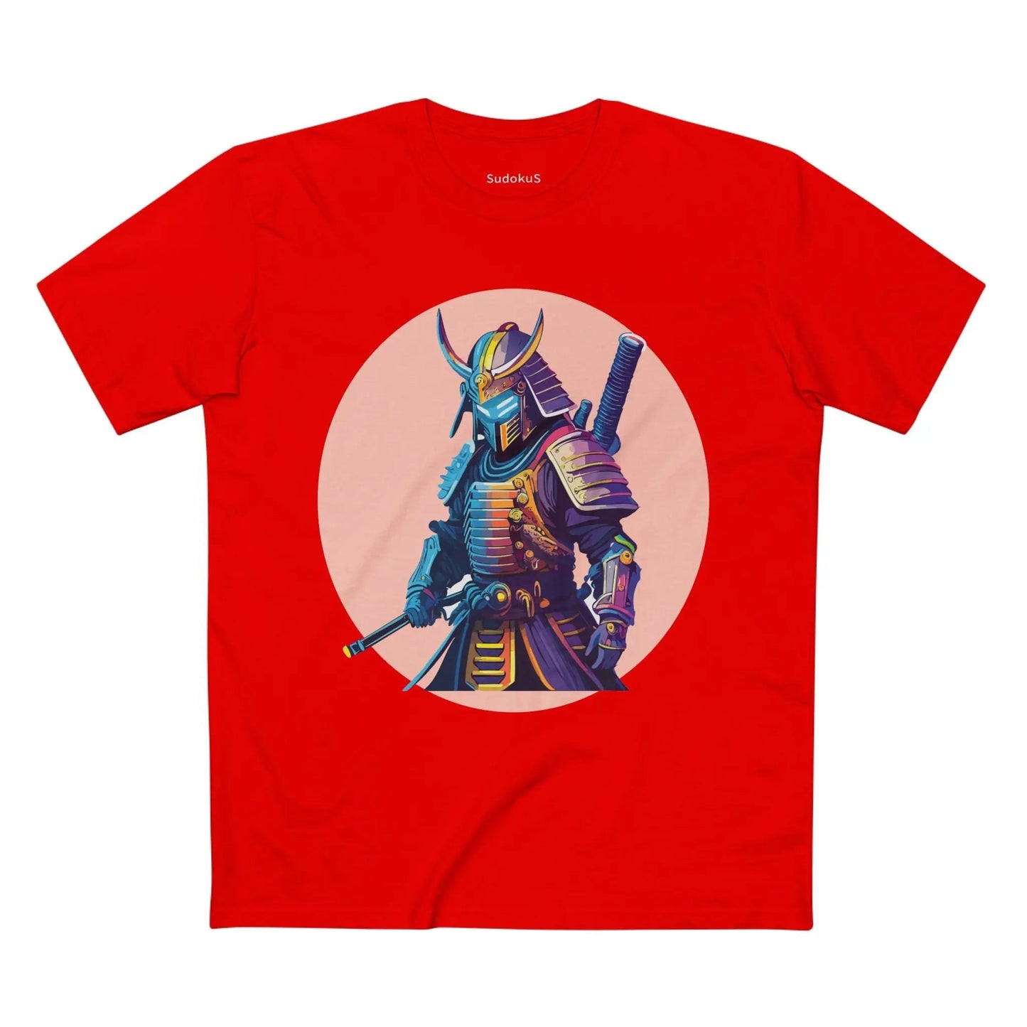 Samurai Graphic Unisex 100 Cotton Staple Tee 16