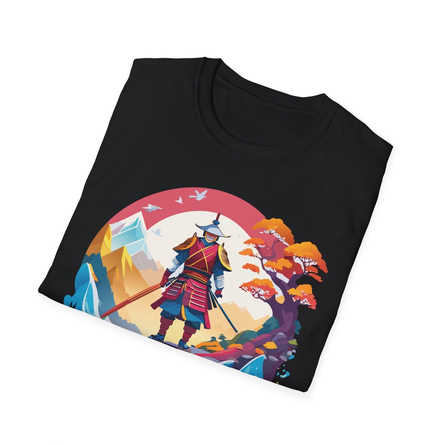 Samurai Shirt Gildan Softstyle 64000 Ring Spun Cotton Unisex Tee For Everyday Comfort