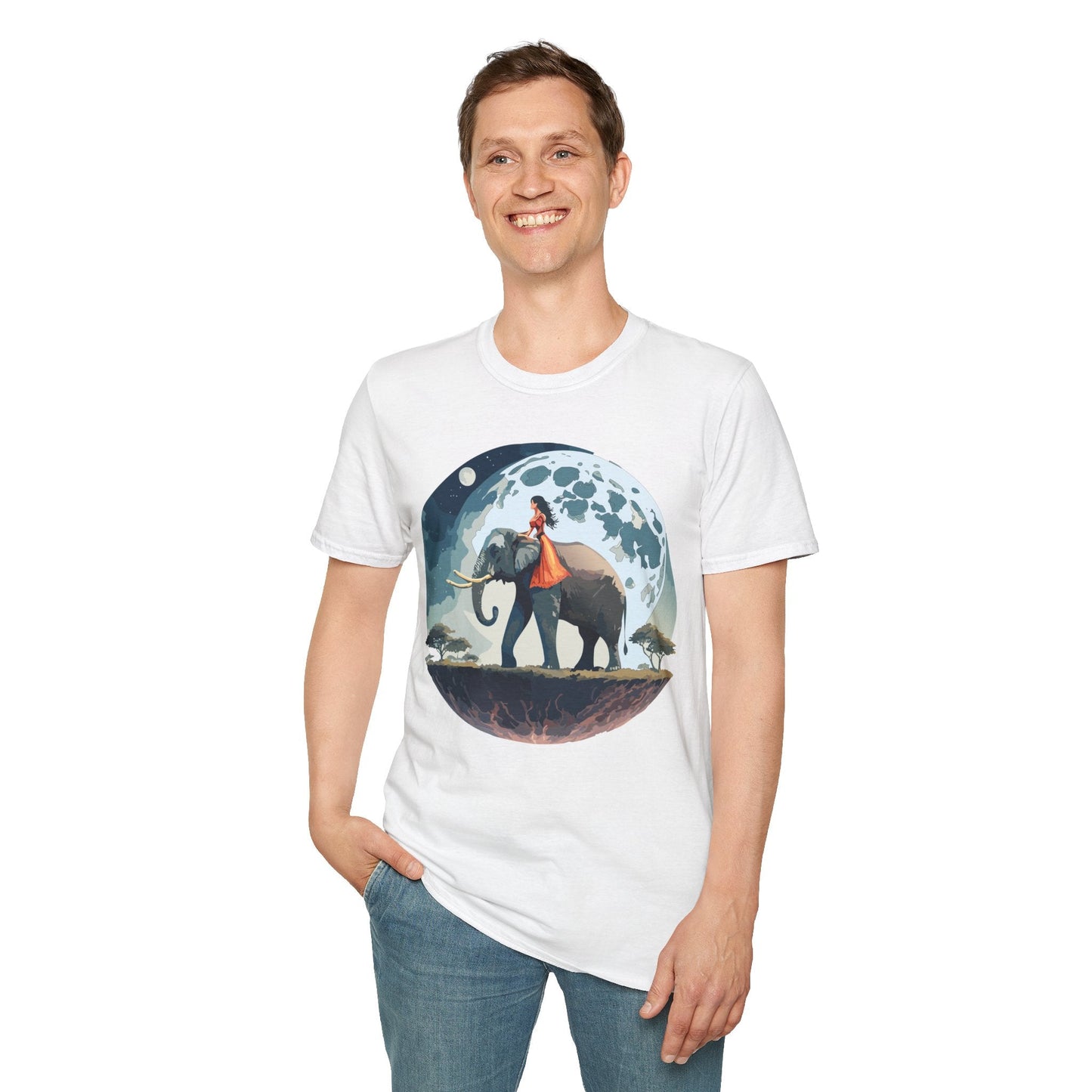 Womens Graphic T Shirt Art Design Tee SoftStyle Gildan 64000 100 Percent Ring Spun Cotton Comfort
