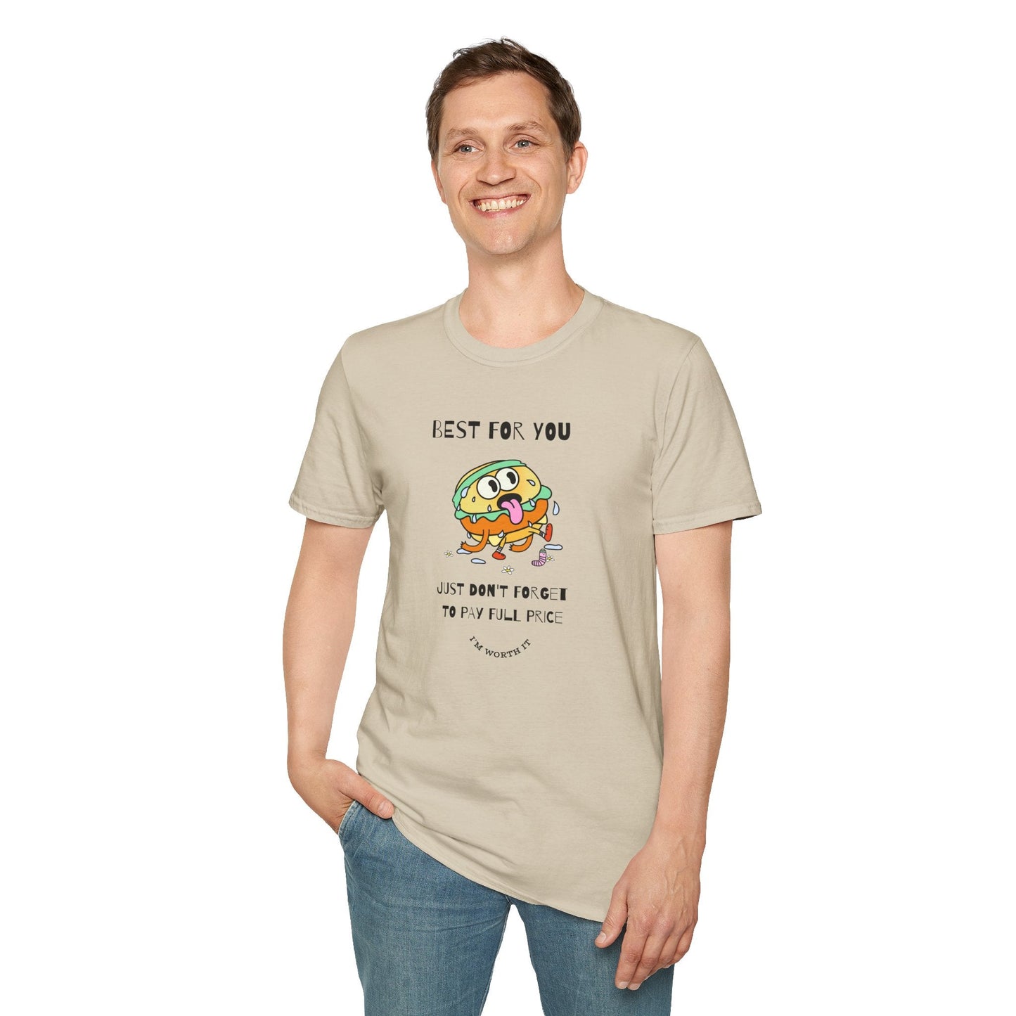 Funny Food T Shirts Unisex Softstyle Tee Gildan 64000 100 Percent Ring Spun Cotton Comfortable Graphic Tee