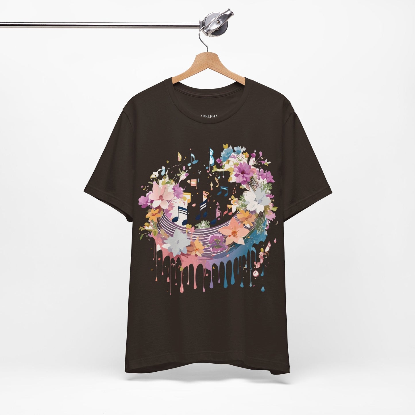 Adelpha Music T Shirt Unisex Graphic Tee With Vintage Inspired Artwork Short Sleeve