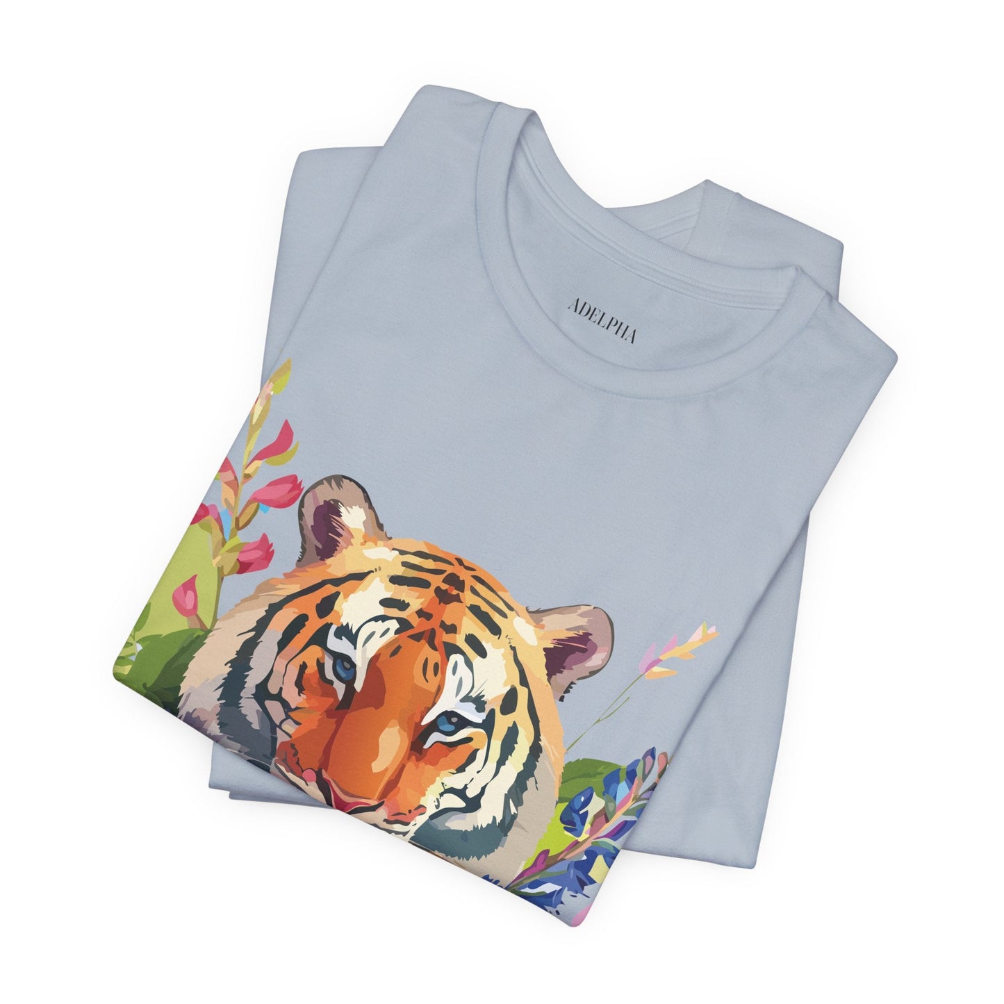 Tiger Shirt Unisex Jersey Short Sleeve Graphic Tee With Vintage Inspired Artwork From Adelpha