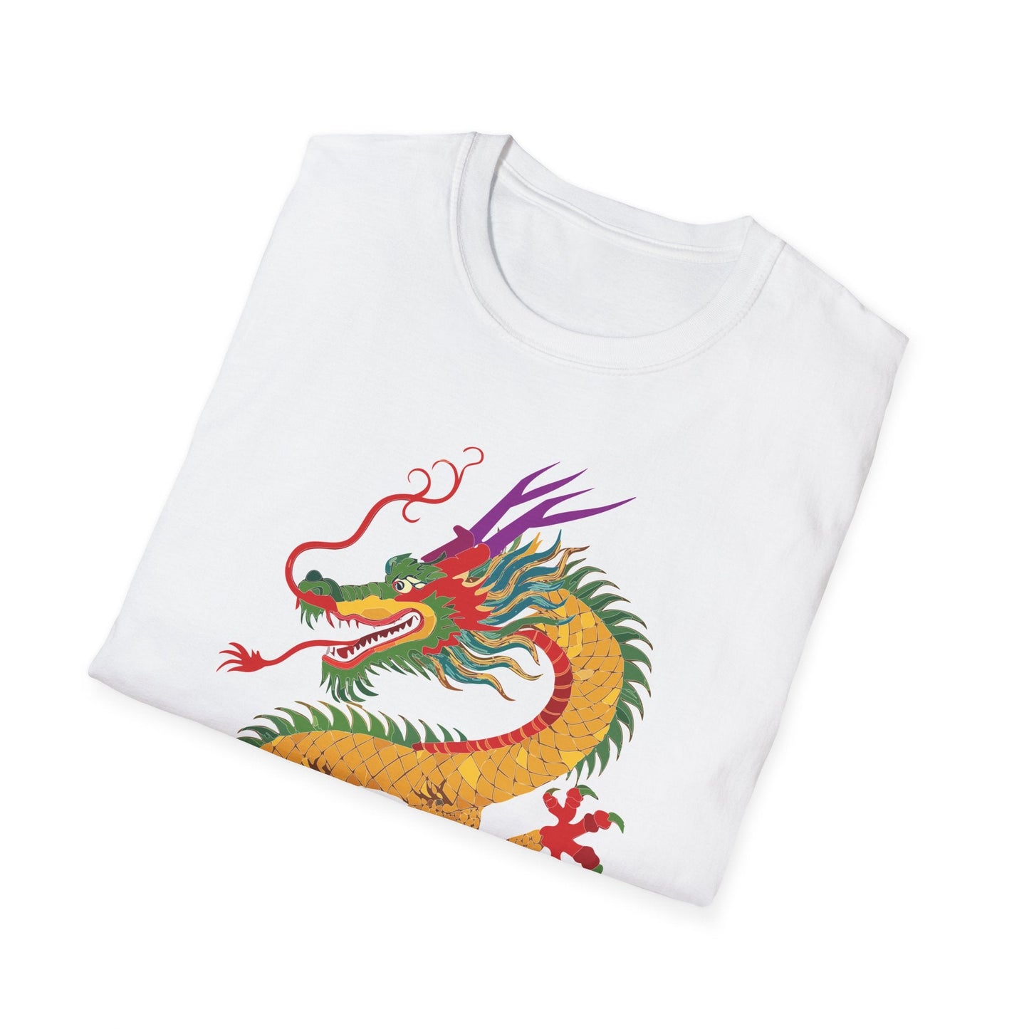 Dragon T Shirt Unisex Dragon Shirt Animal Design Softstyle Ring Spun Cotton Tee Comfort