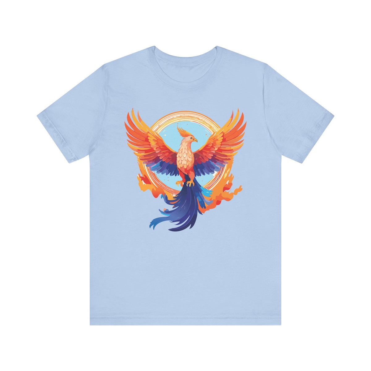 Bird Graphic Unisex Cotton Bella+Canvas Tee with Art Animal Design ab57