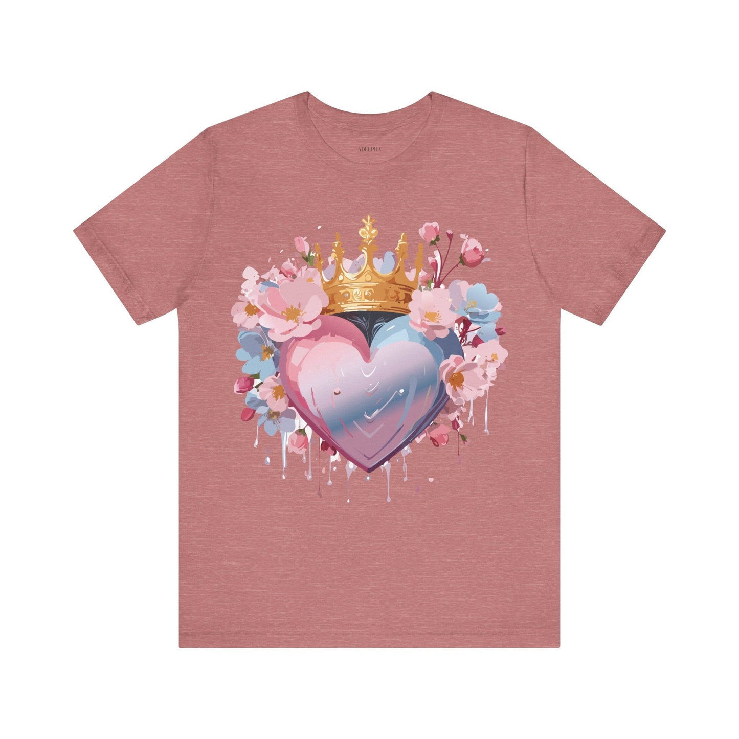 Valentine Graphic Tee Unisex Jersey Short Sleeve Adelpha Vintage Inspired Artwork