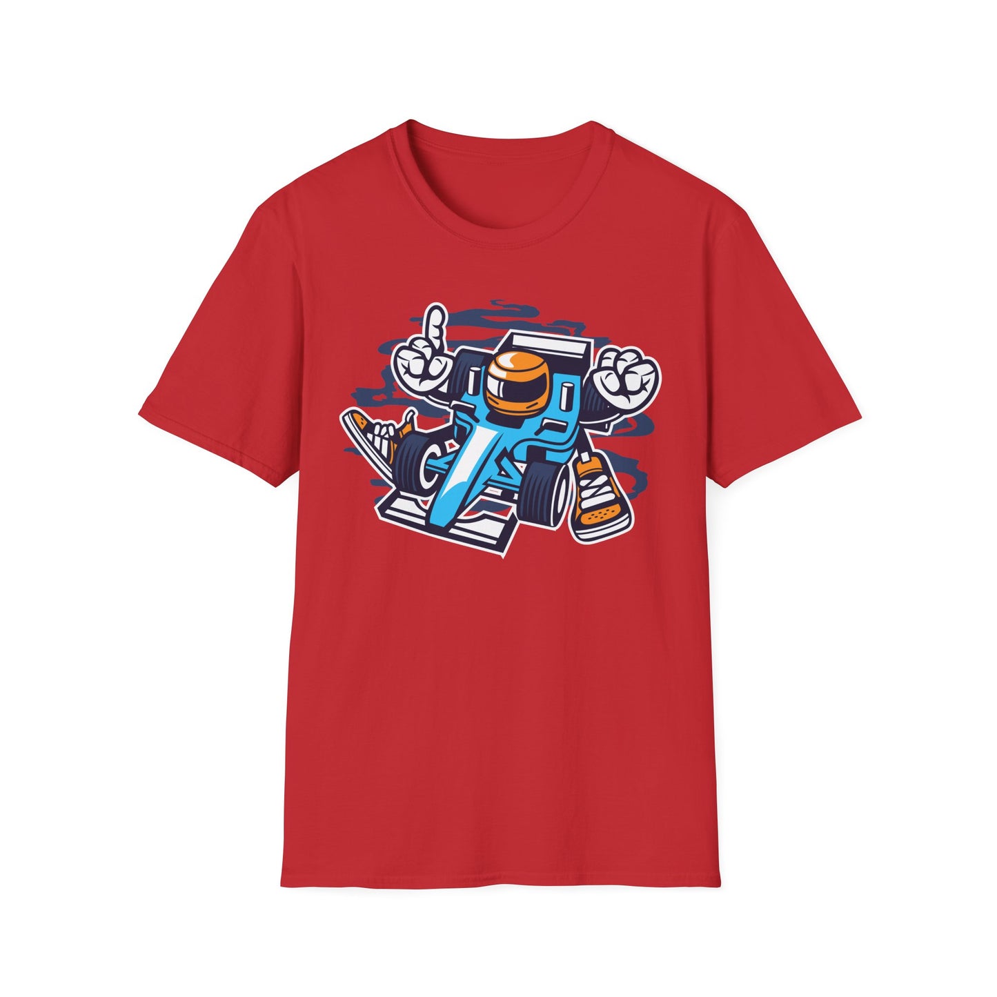 Unisex Cotton T-Shirt with Cartoon Graphic Design