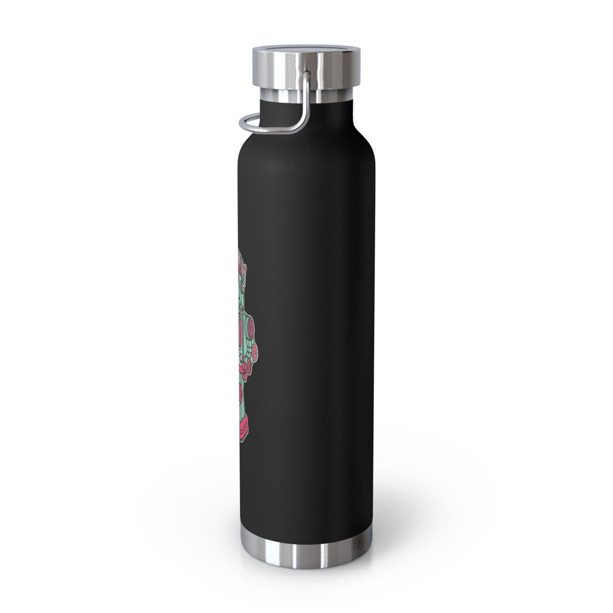 22oz Copper Insulated Water Bottle with Cartoon Design - CV44