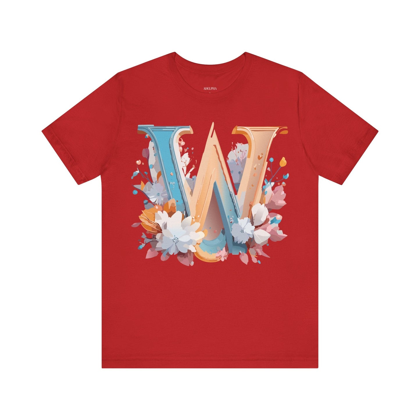 Letter W Shirt Unisex Graphic Tee By Adelpha Featuring Vintage Artwork For Everyday Casual Wear
